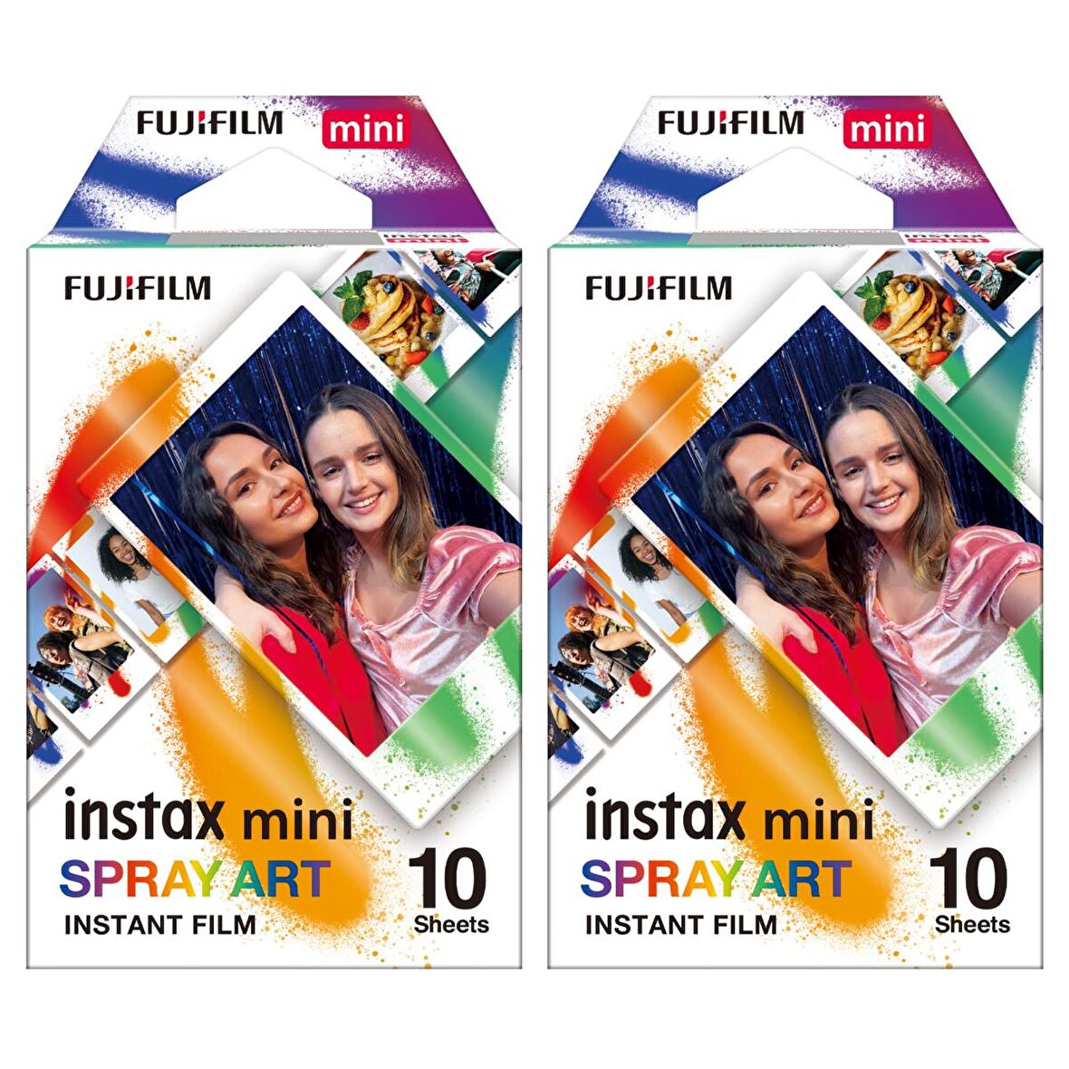 Instax mini Spray Art 10x2 Film Seti