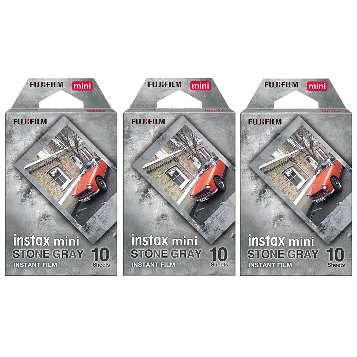 Instax mini Stone Gray 10x3 Film Seti