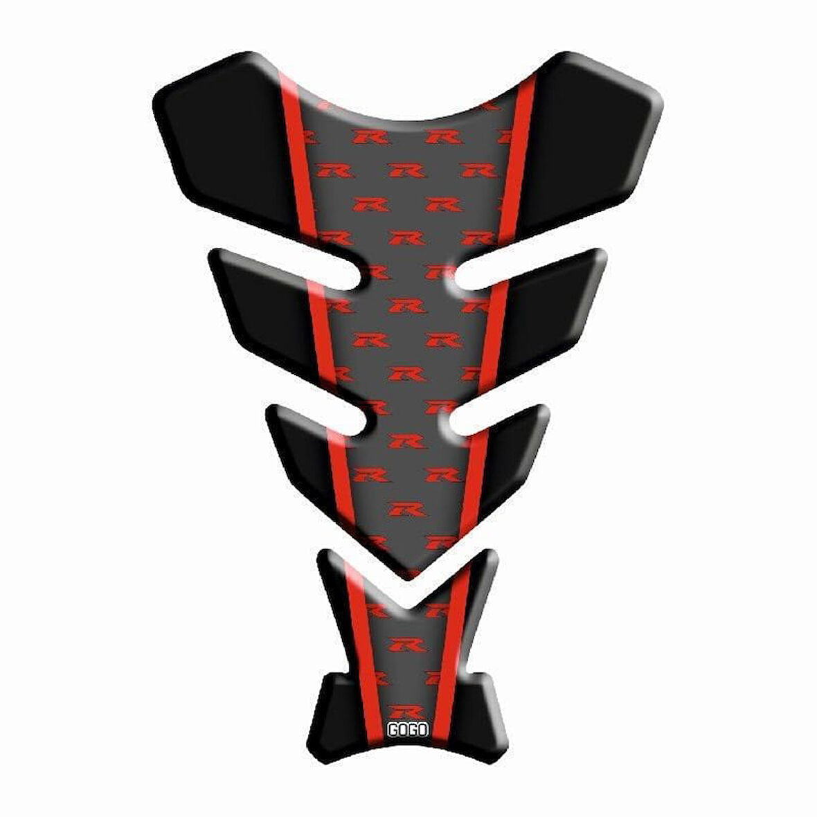 Gogo Üniversal Tank Pad 122 Kırmızı Gri Grafik 1