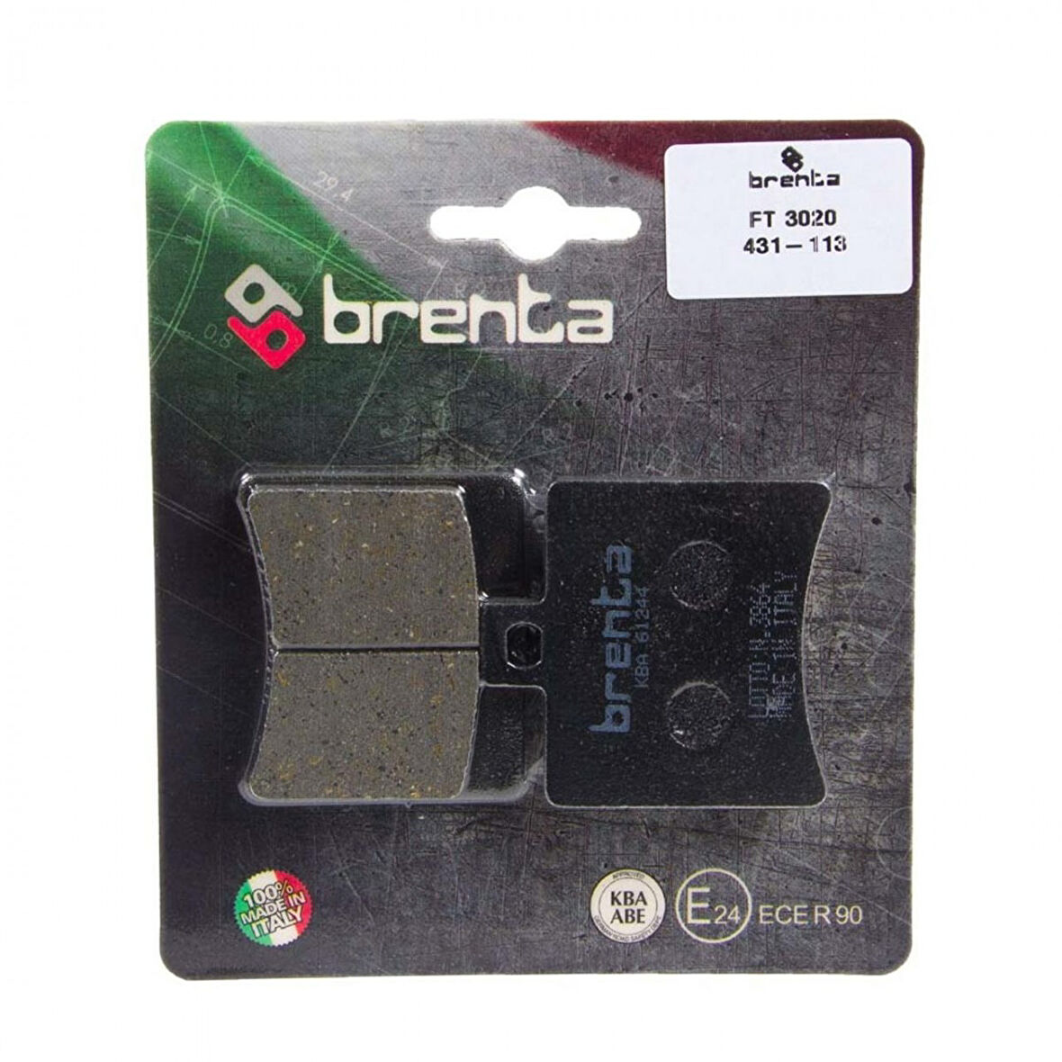 Brenta Organik Arka Disk Balata FT3020 - Aprilia Scarabeo,RKS Titanic 150