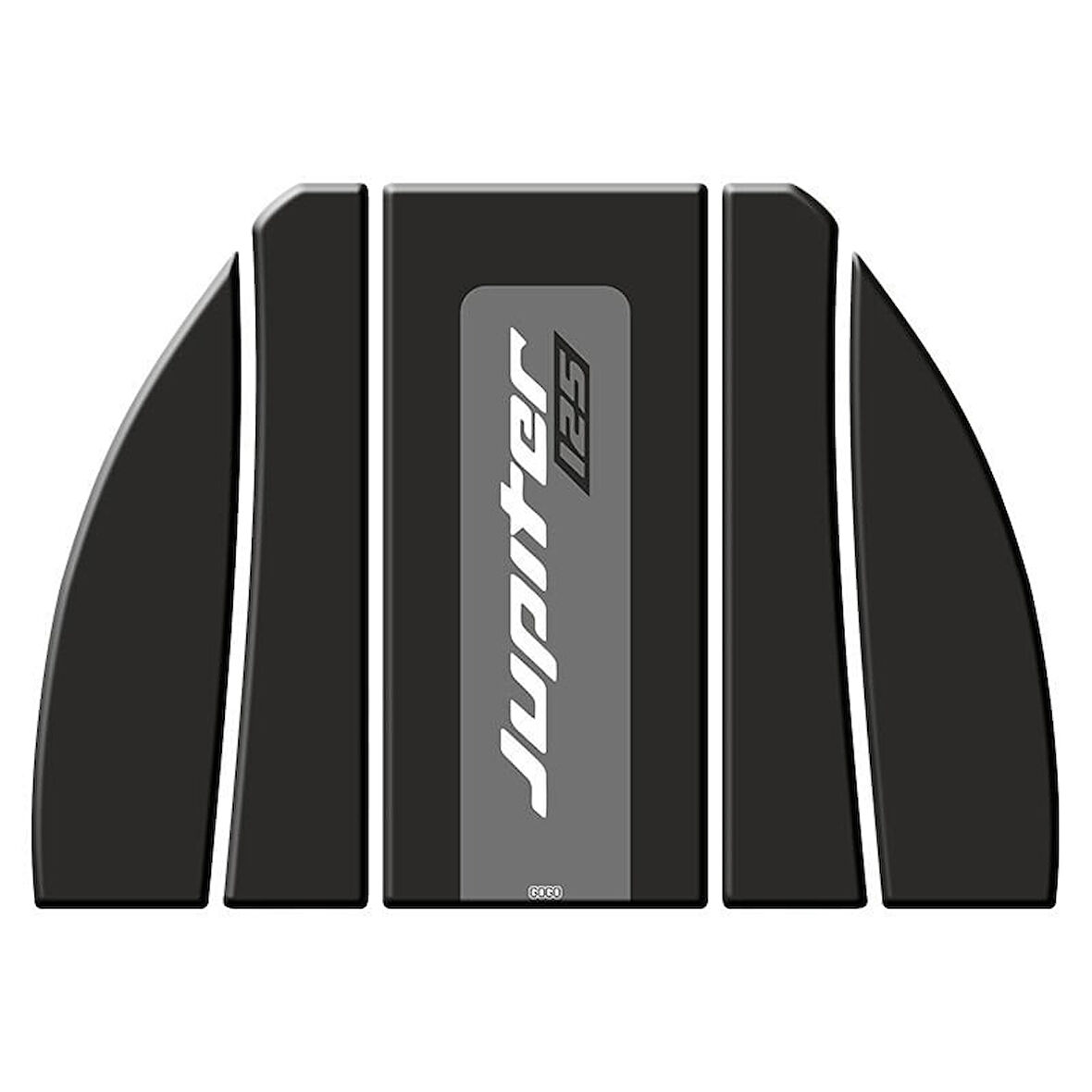 Gogo TVS Jupiter 125 (2023-2025) Tank Pad Set 2 005 Siyah/Gri