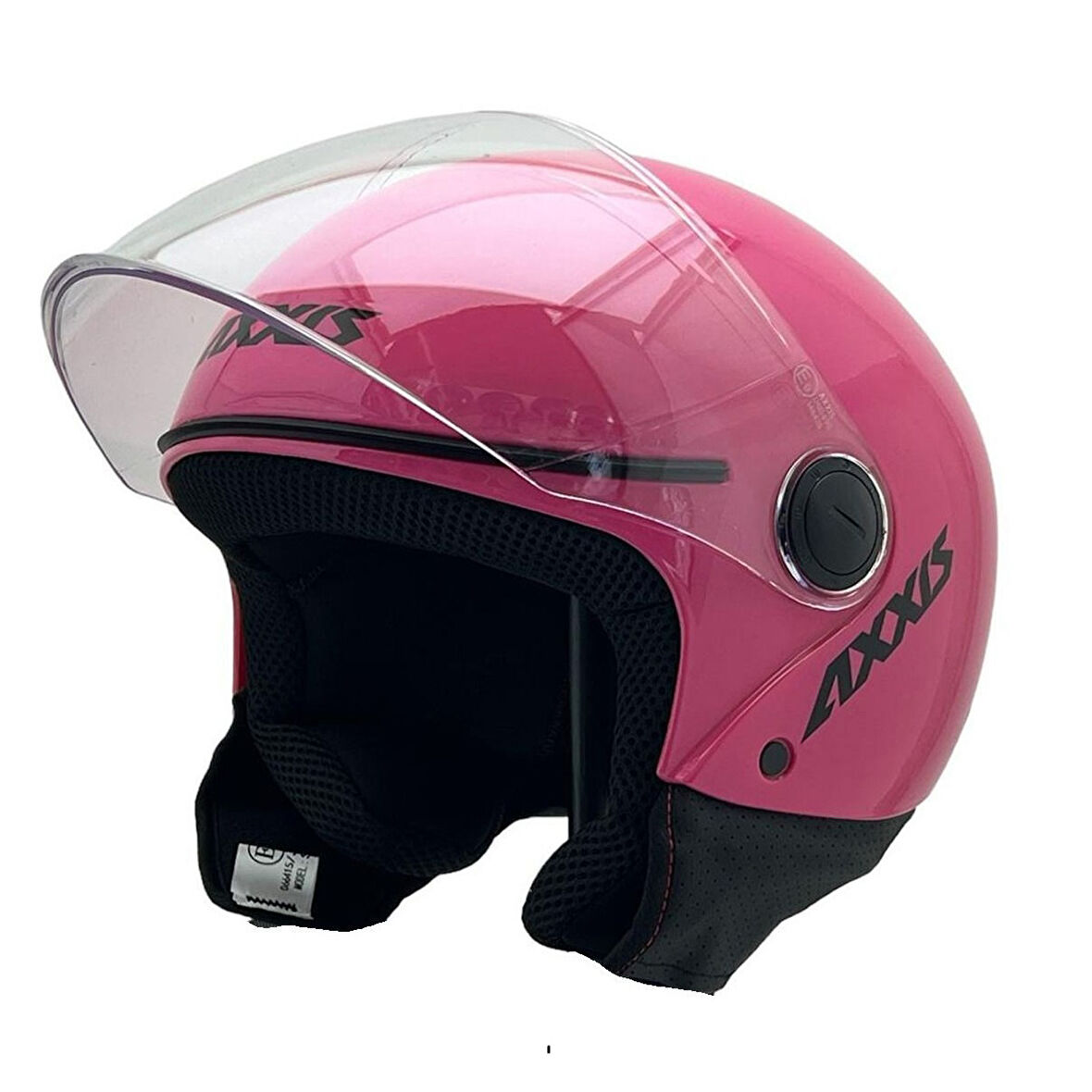 Axxis Square S Solid A8 Gloss Pink Yazlık Motosiklet Kaskı