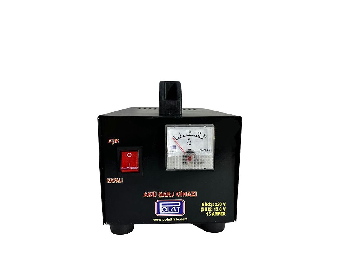 Polat 12 Volt 15 Amper Akü Şarj Cihazı ( 12V 15A )