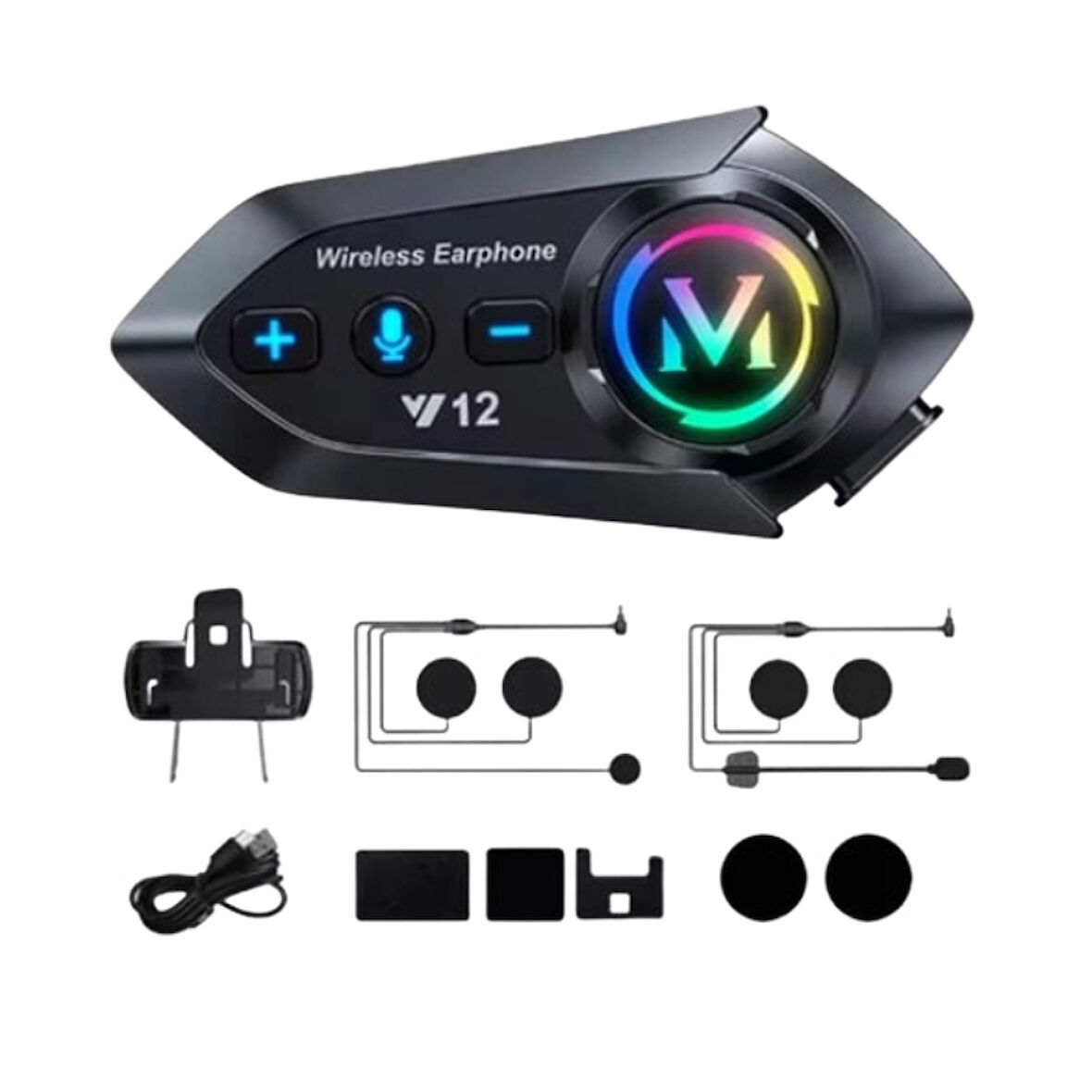 Y12 İnterkom Seti (Su Geçirmez Bluetooth Kulaklık)