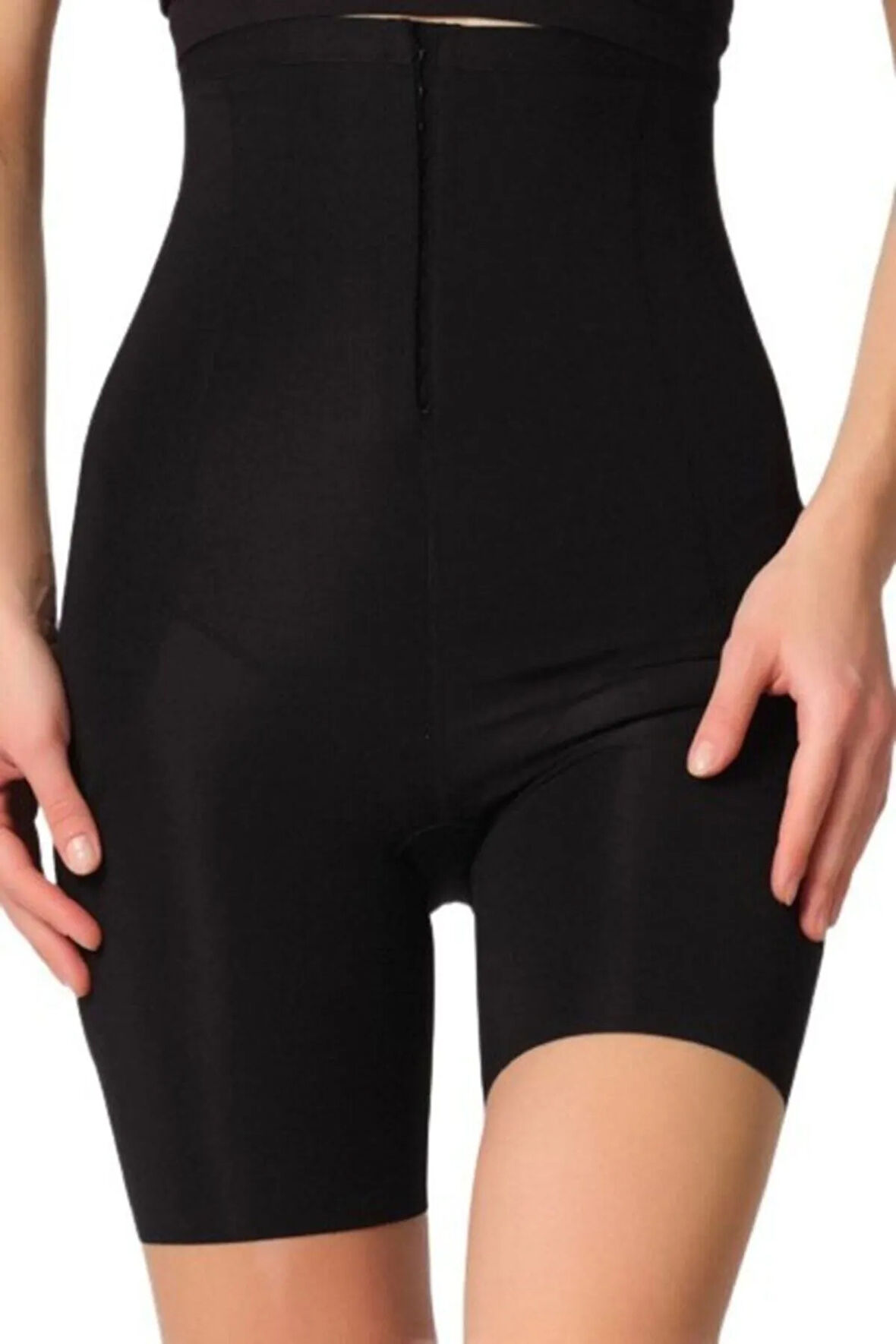 Kadın Siyah Ağraflı Yüksek Bel Paçalı Korse 2832