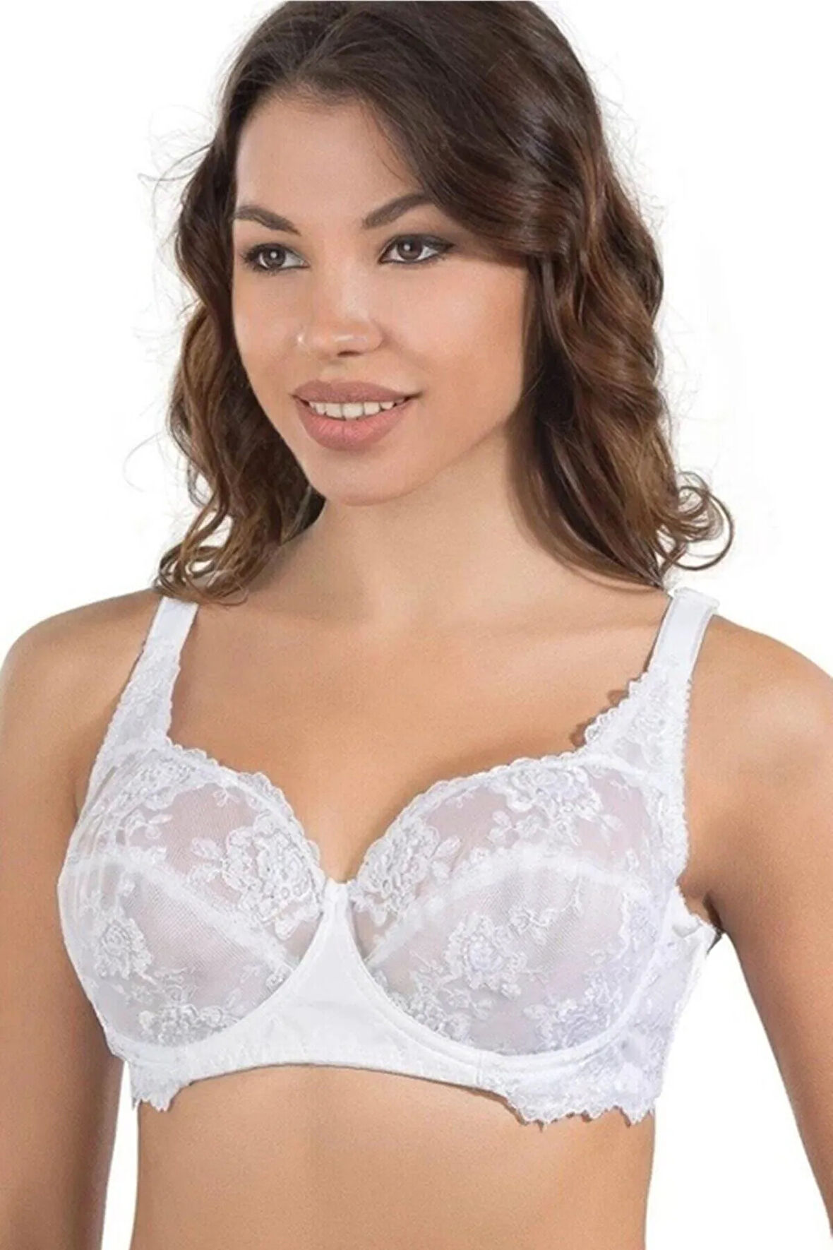 Kadın Ekru Mınımızer Brode Balenli Toparlayıcı Sütyen  146
