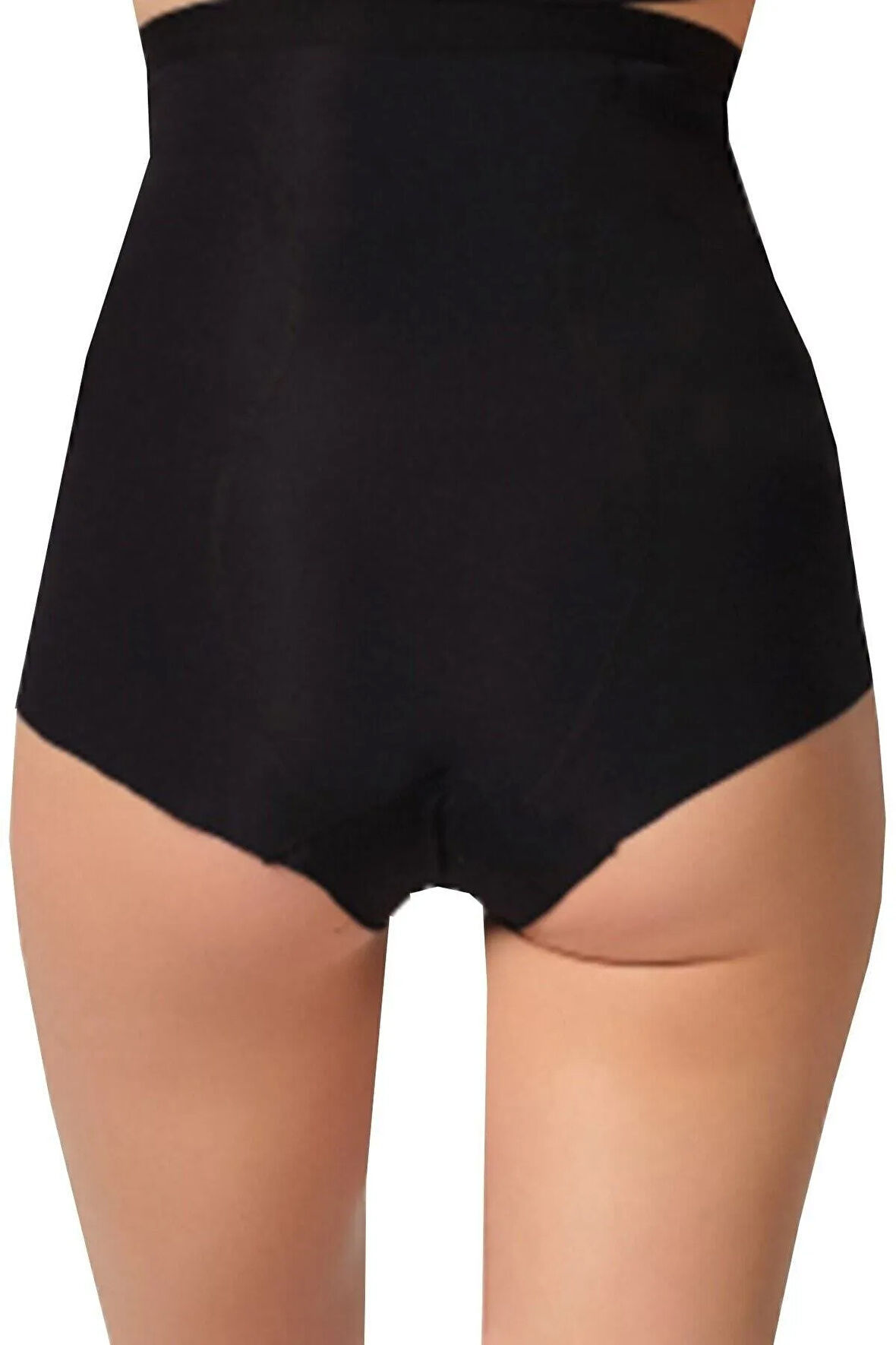 Kadın Siyah Göbek Balen Destekli Slip Korse 2931