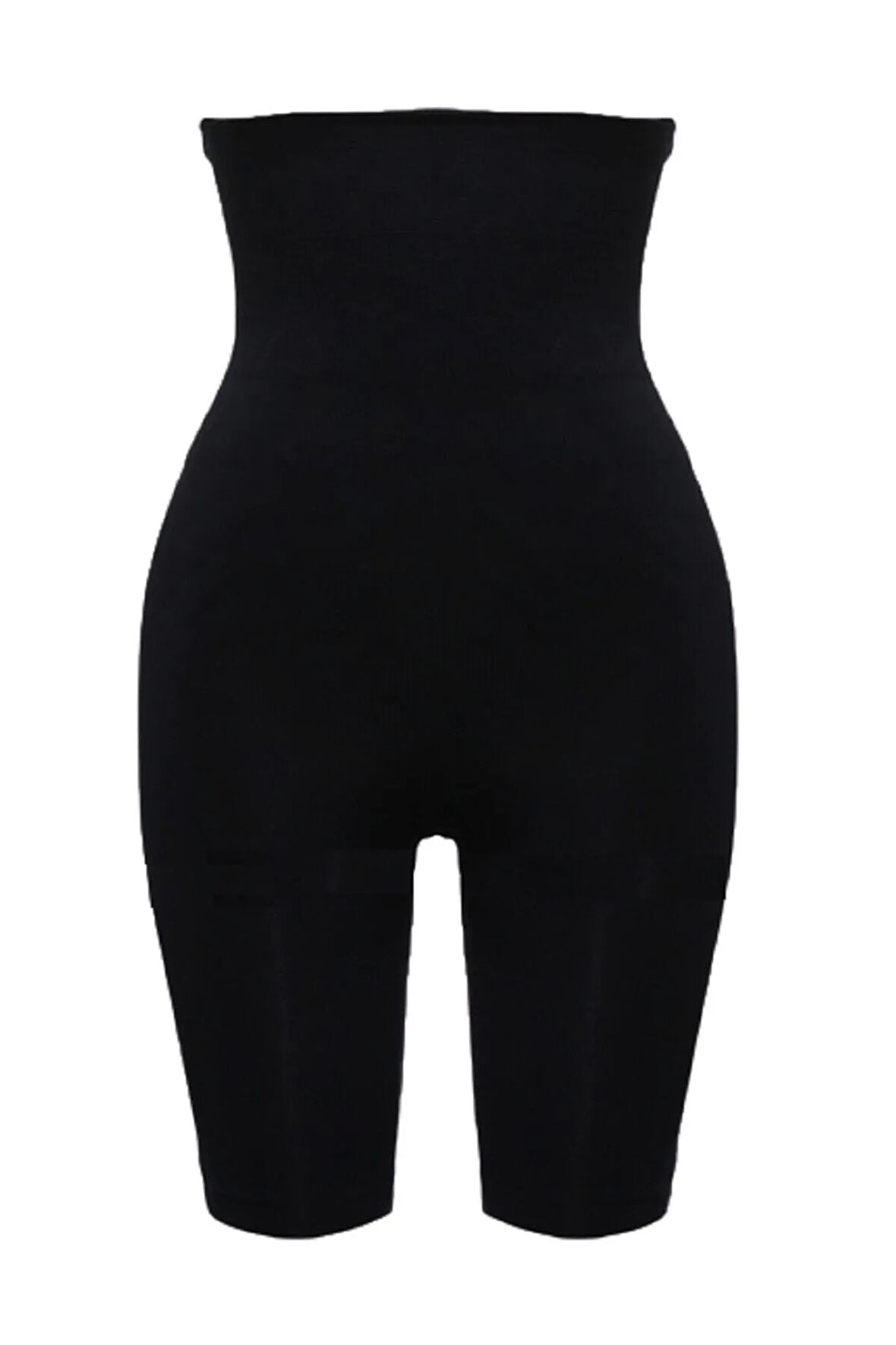 Kadın Siyah Uzun Paça Çift Kat Boxer Korse 2044