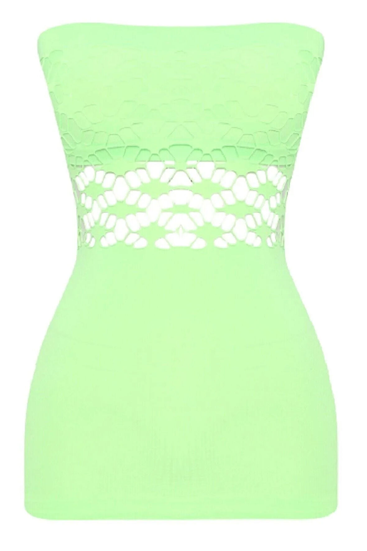 Kadın Yeşil Straplez Toparlayıcı Korse Atlet 5035y