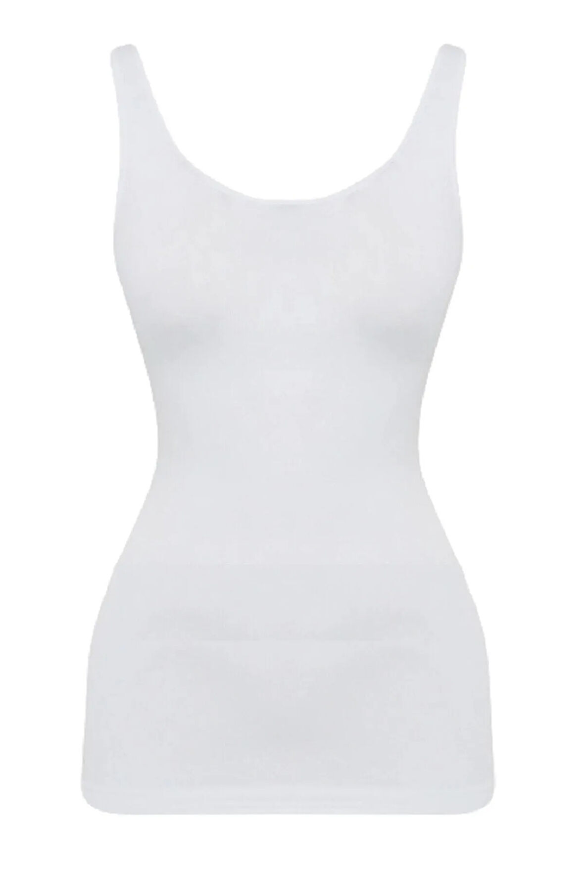 Kadın Beyaz Toparlayıcı Korse Atlet 5010