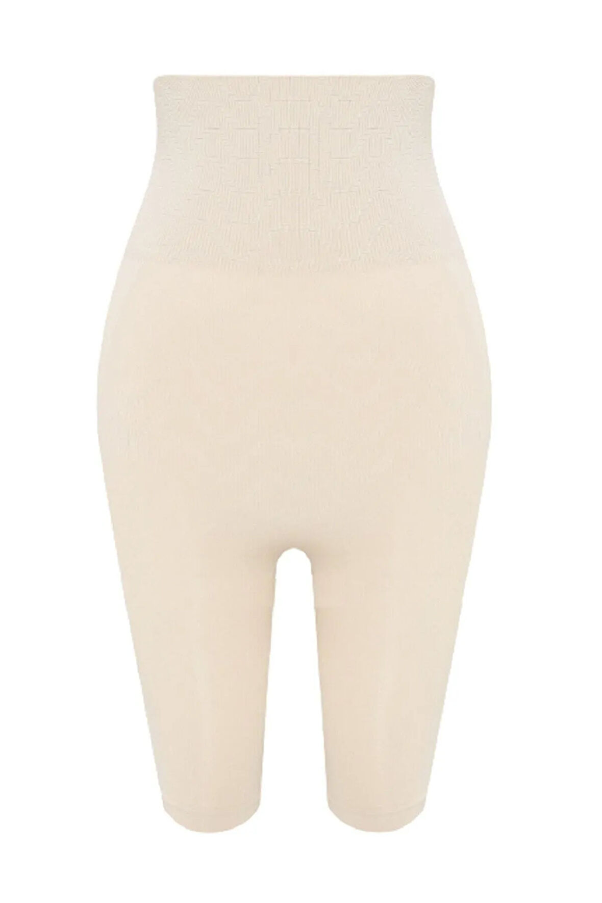 Kadın Ten Uzun Paça Çift Kat Boxer Korse 2044