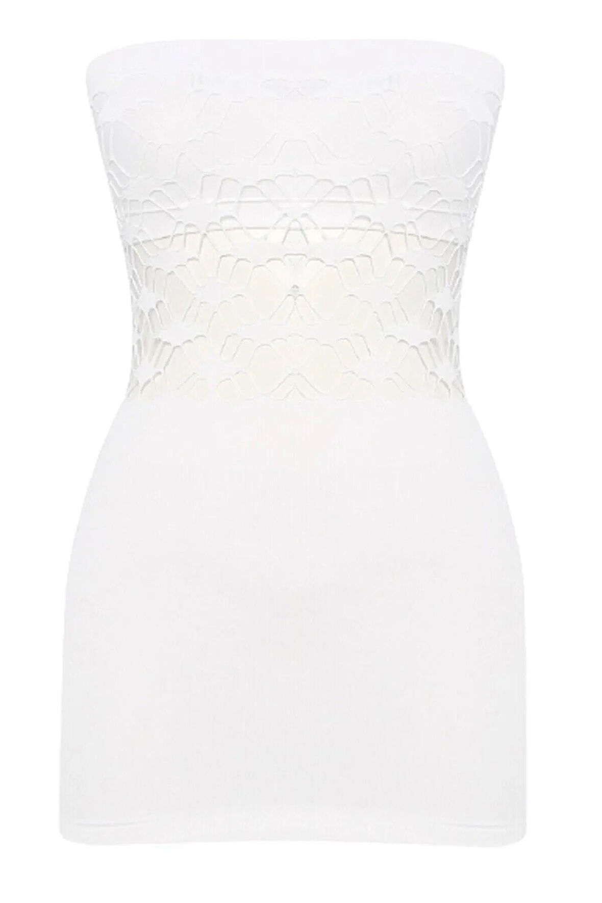 Straplez Toparlayıcı Korse Atlet Beyaz 5035b