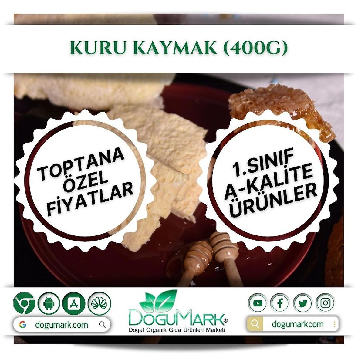 DoğuMark - Kuru Kaymak (400g)