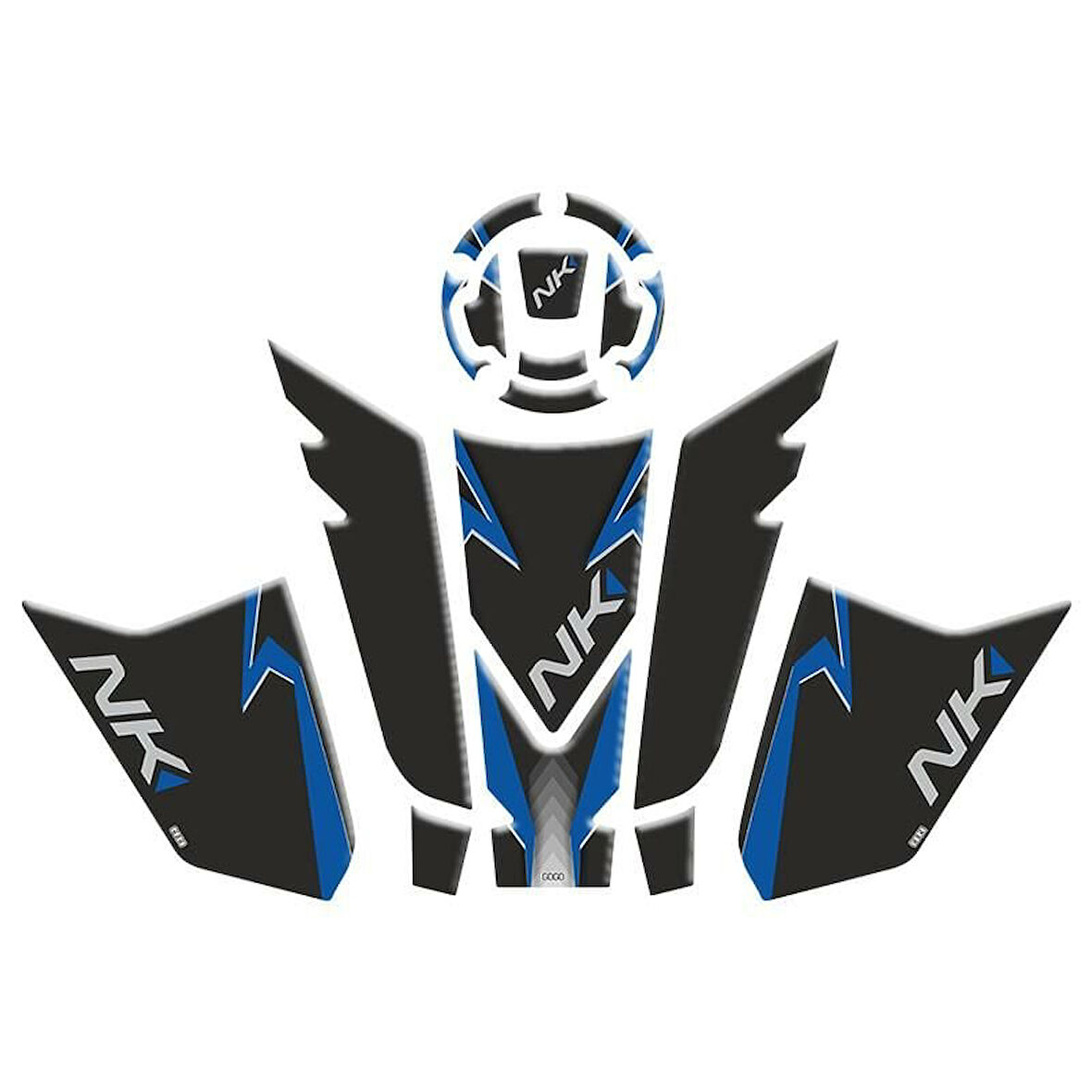 Gogo Tank Pad Set Mavi 002 (8 Parça) - CF Moto NK 250