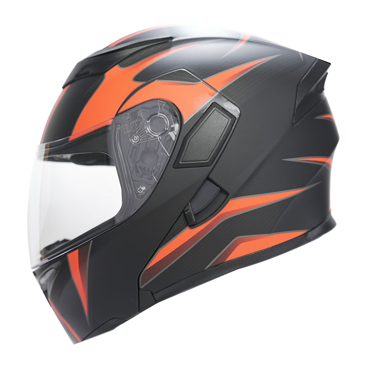 RHKC 902 Çene Açılır Vizörlü Kask Siyah/Kırmızı