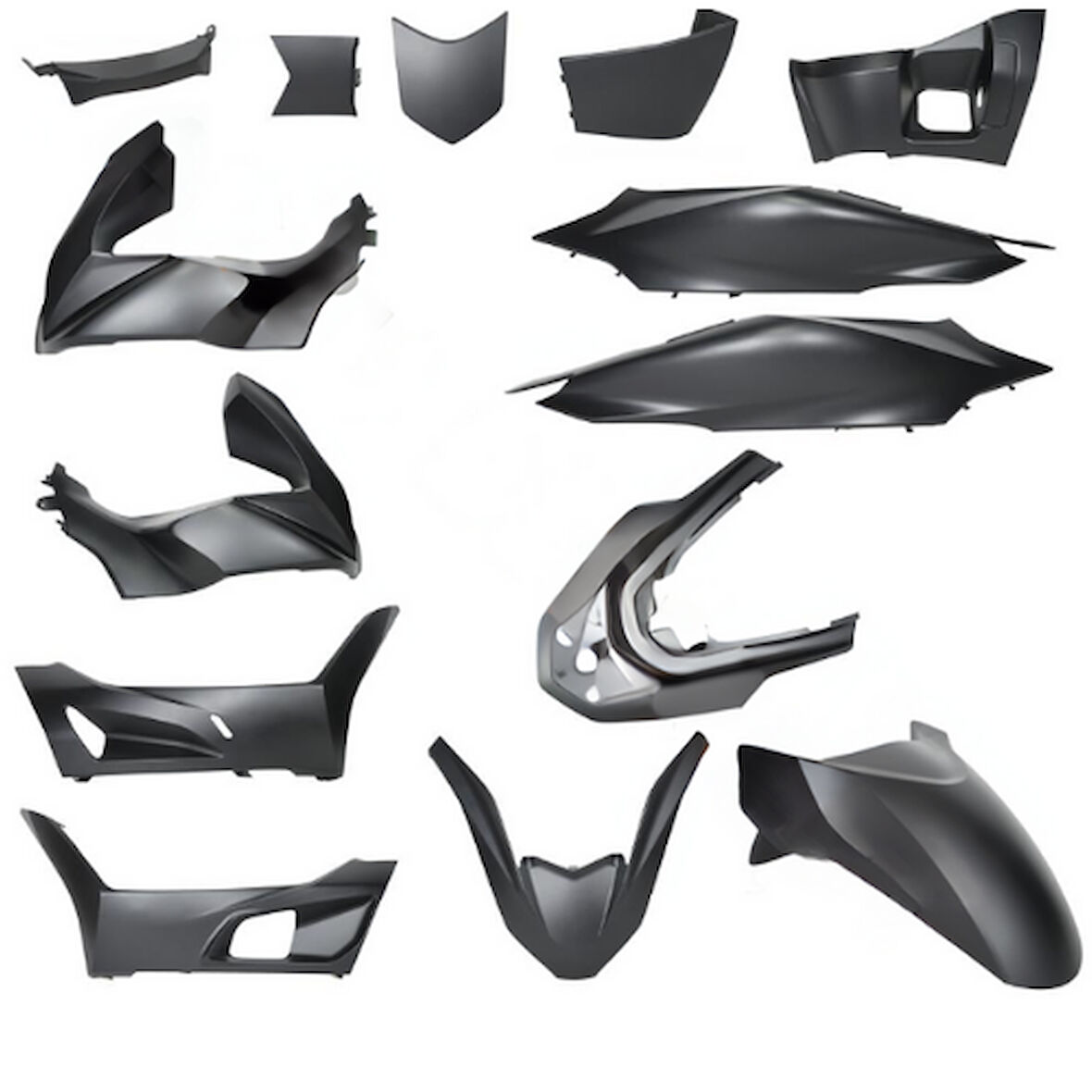 Monero Kaporta Set Siyah - Honda PCX (2021-2024)