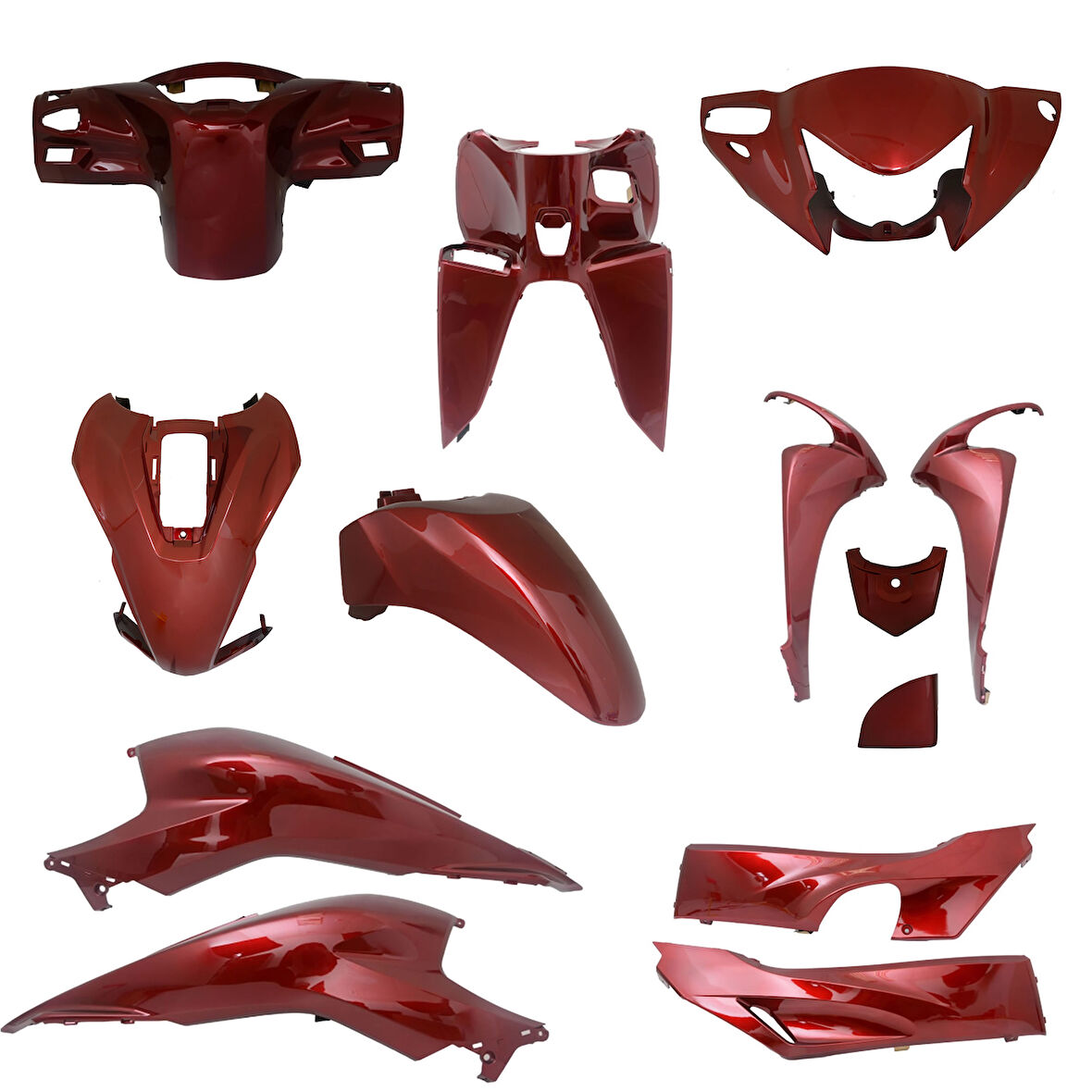 Honda Dio 110 Kaporta Set Kırmızı