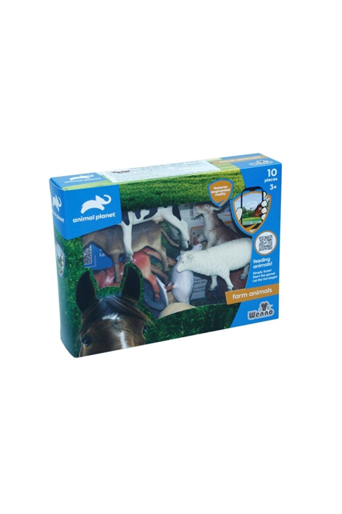 Kutuda 10 Parça Hayvan Seti Evcil Hayvanlar