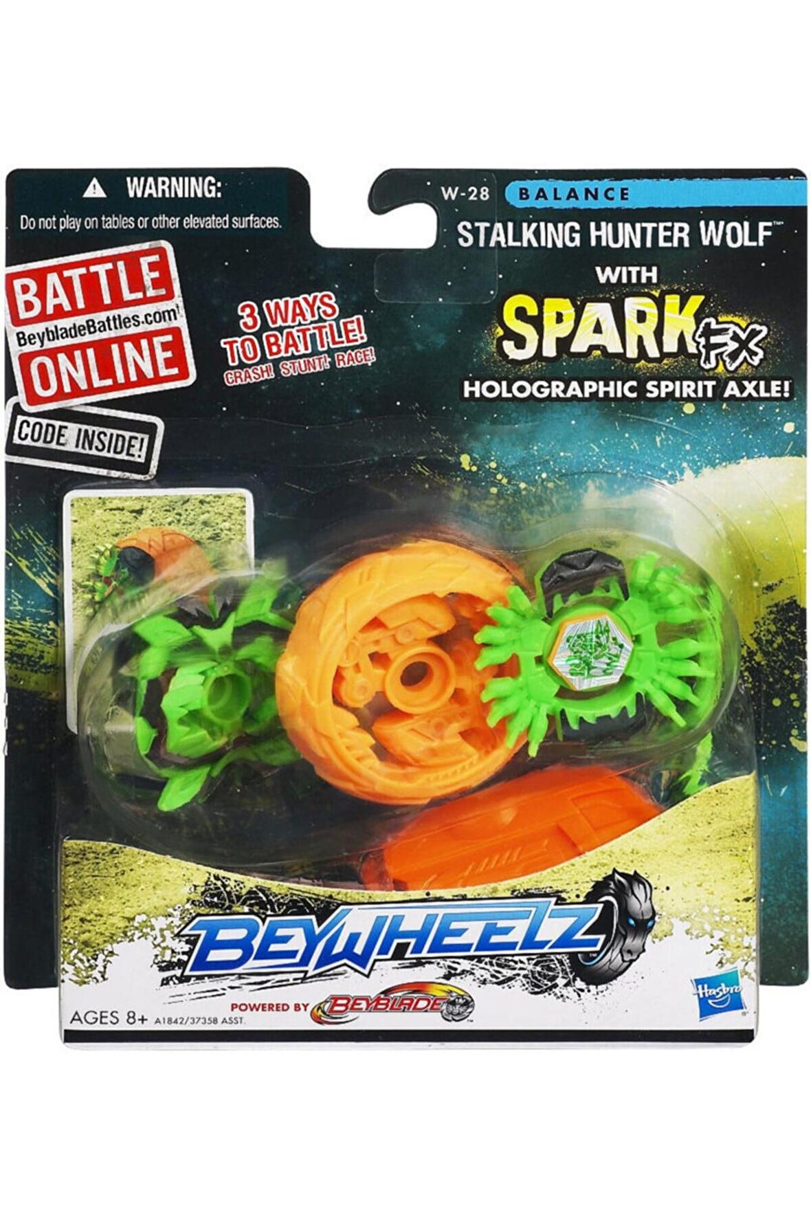 Hasbro Beywheelz W-28 Stalking Hunter Wolf