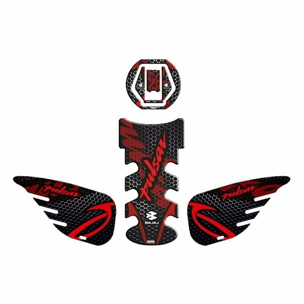 Gogo Bajaj Pulsar Tank Pad Set 004