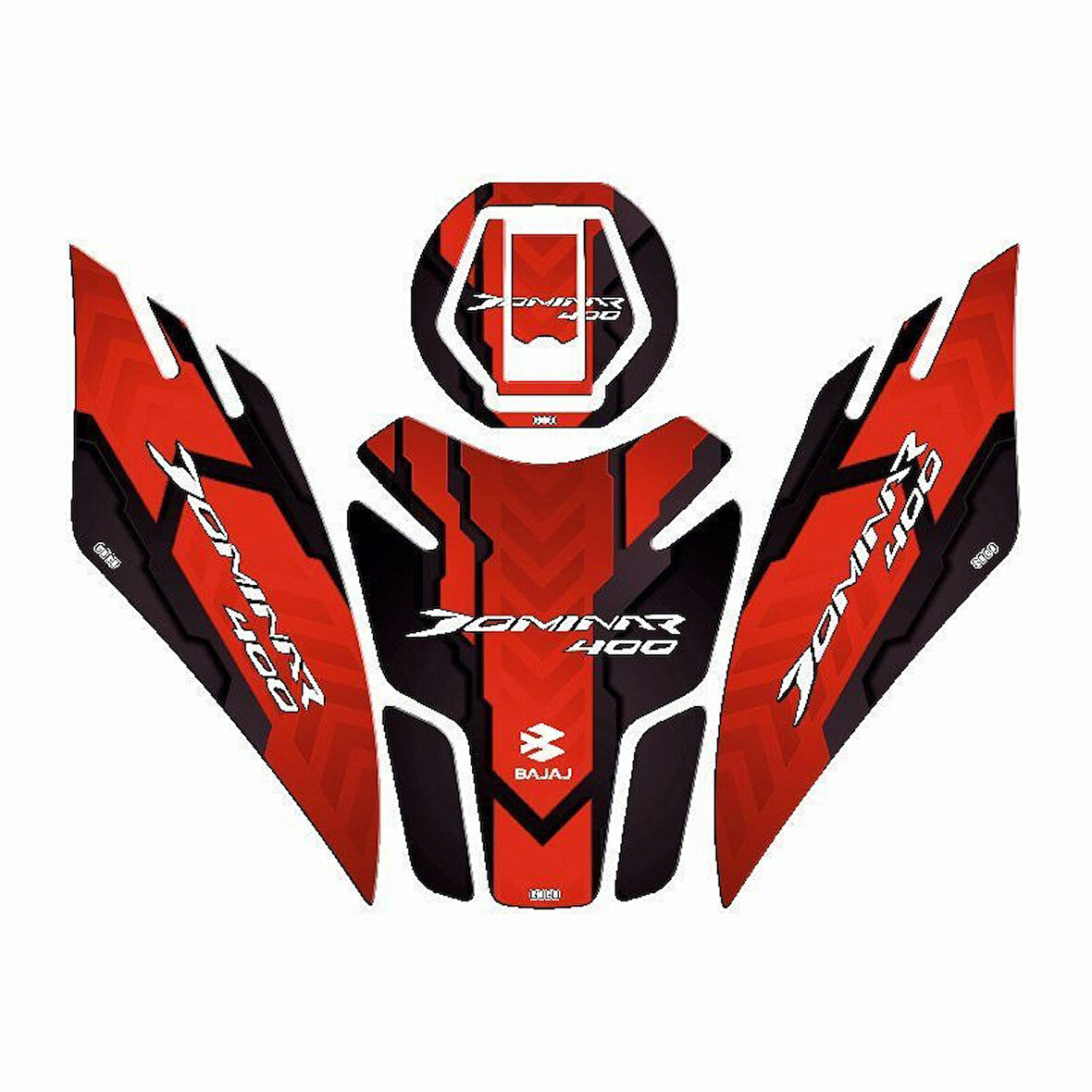 Gogo Bajaj Dominar 400 (2017-2024) Tank Pad Set 004