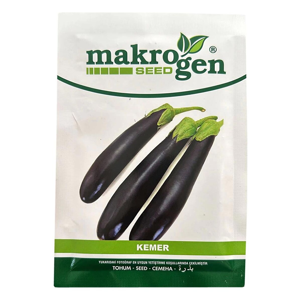 Makrogen Kemer Patlıcan Tohumu 25gr Paket