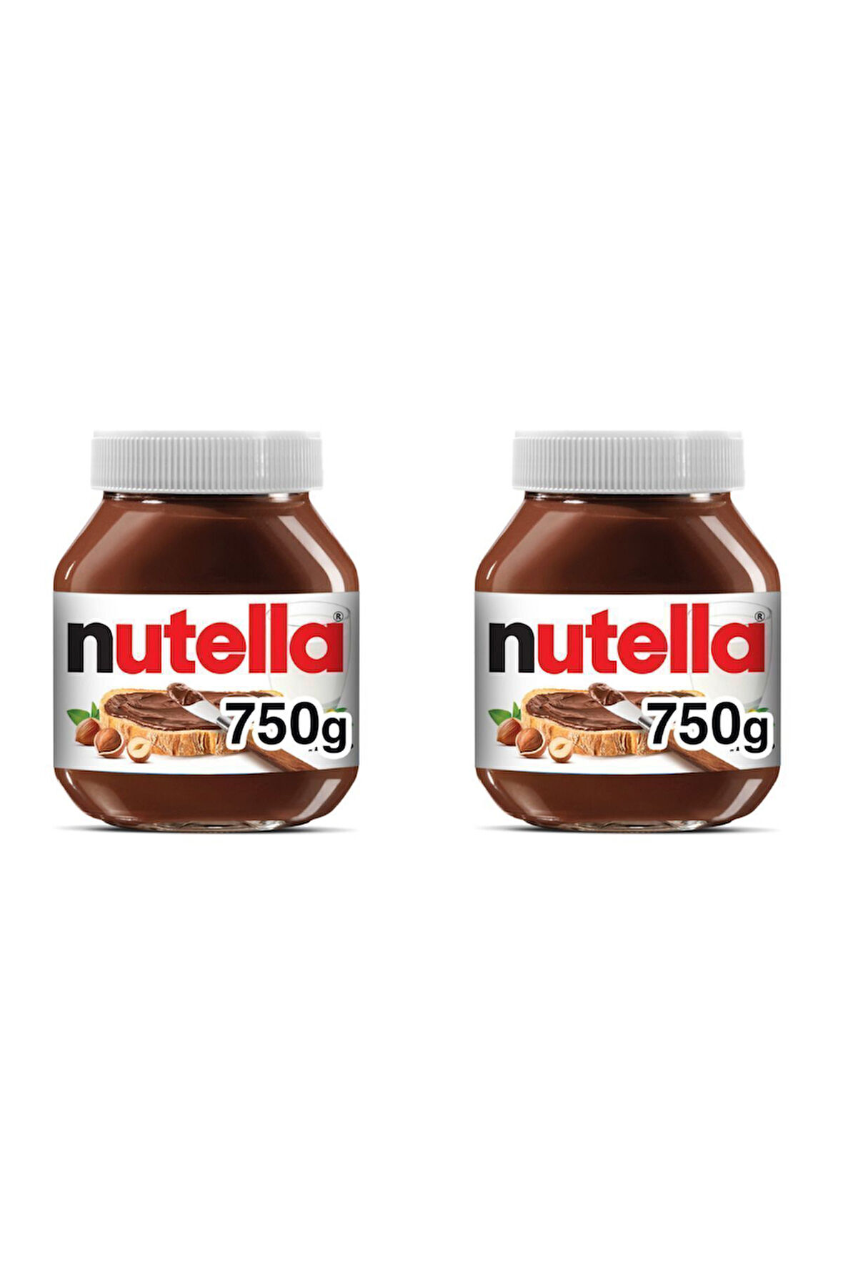 Kakaolu Fındık Kreması Cam Kavanoz 2 Ad X 750 Gr