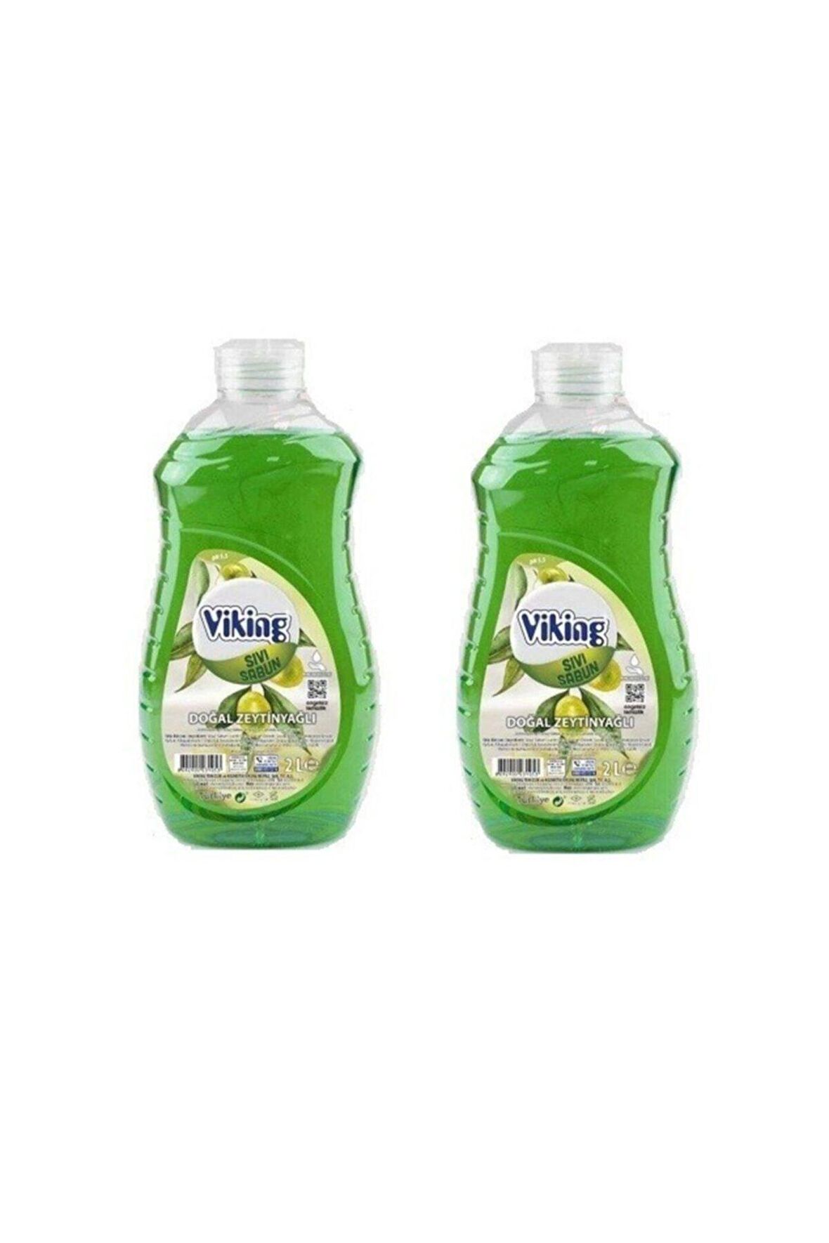 Viking Doğal Zeytinyağlı Sıvı Sabun 2 Lt X 2 Adet