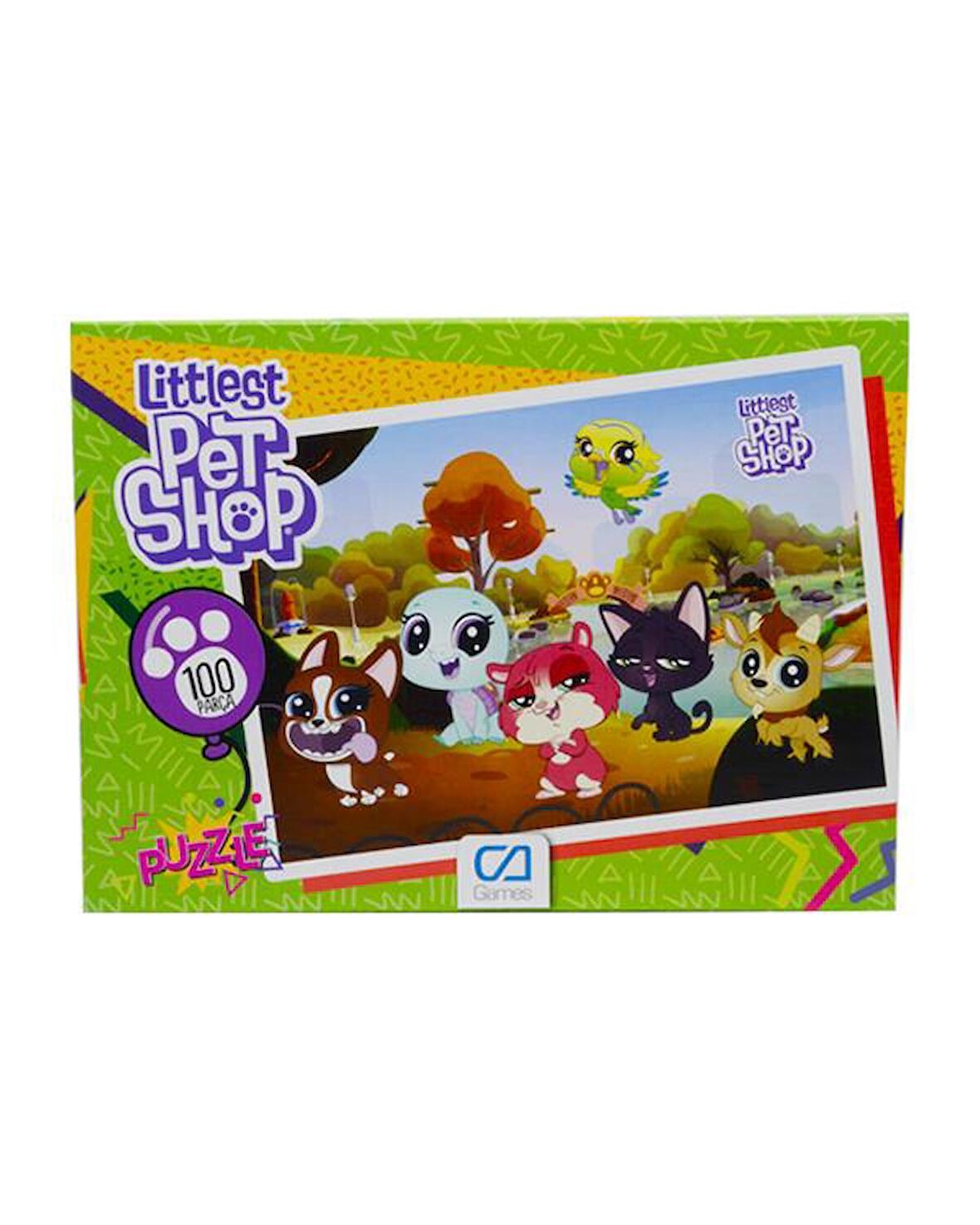 Ca Games Littlest Pet Shop 3+ Yaş Orta Boy Puzzle 100 Parça