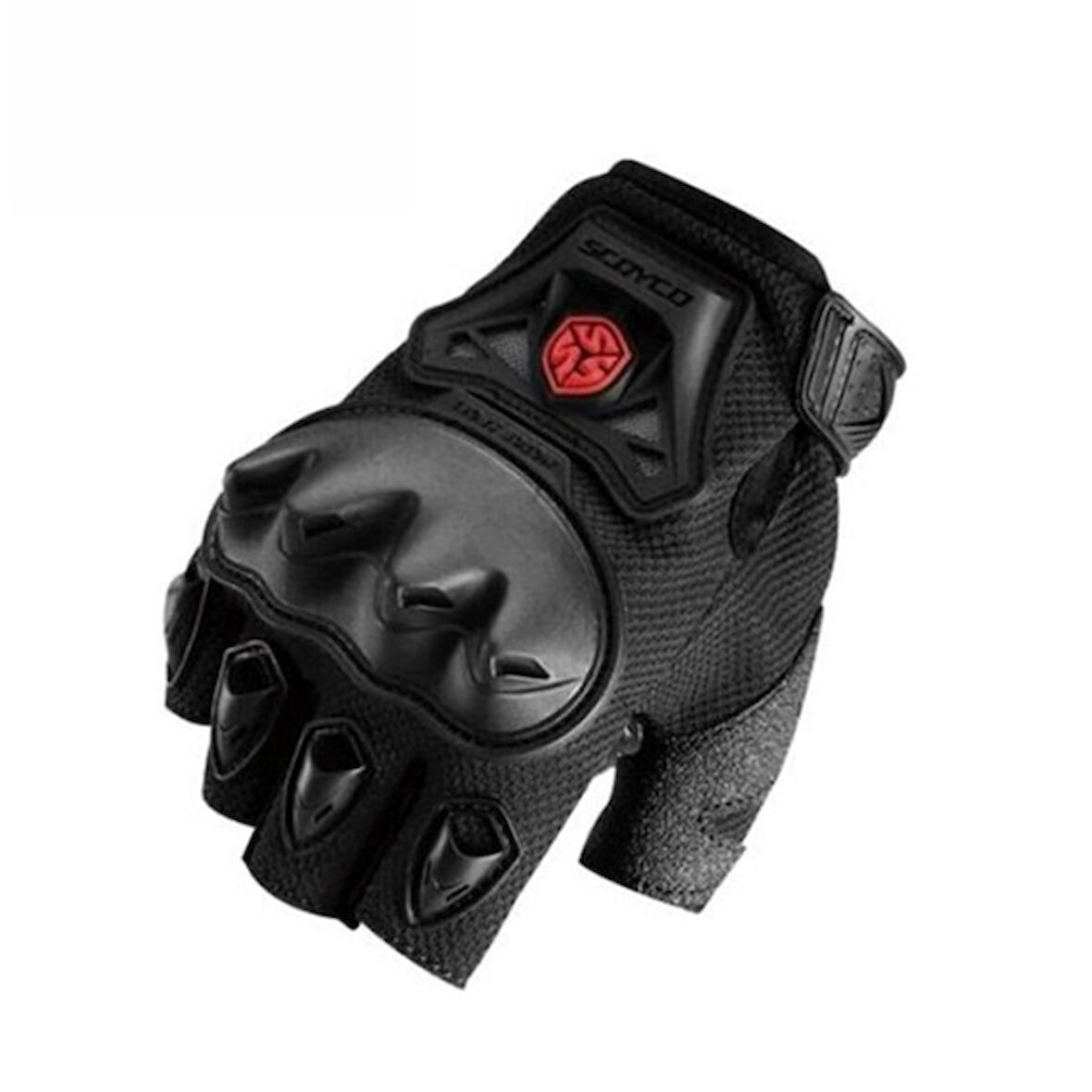 Scoyco MC29D Yarım Korumalı Motosiklet Eldiveni Siyah
