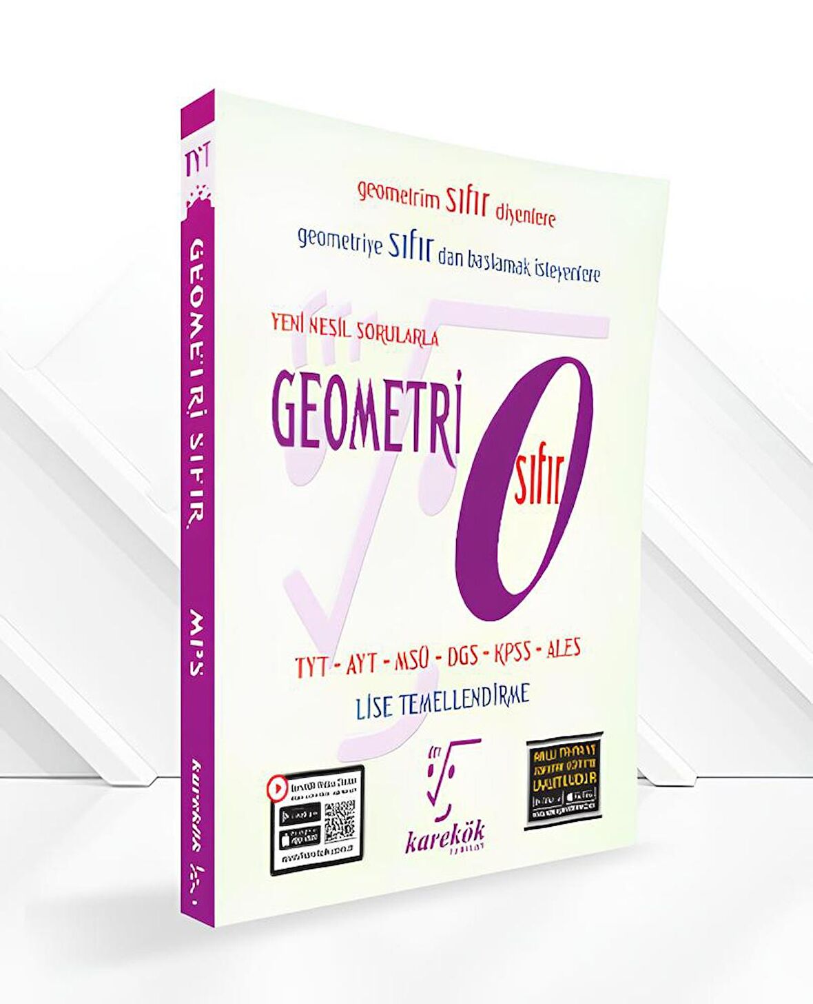 Yeni Müf. Karekök Yayınları Güncel TYT-AYT Geometri Sıfır Konu Anlatımlı Çözümlü Soru (Yeni Nesil