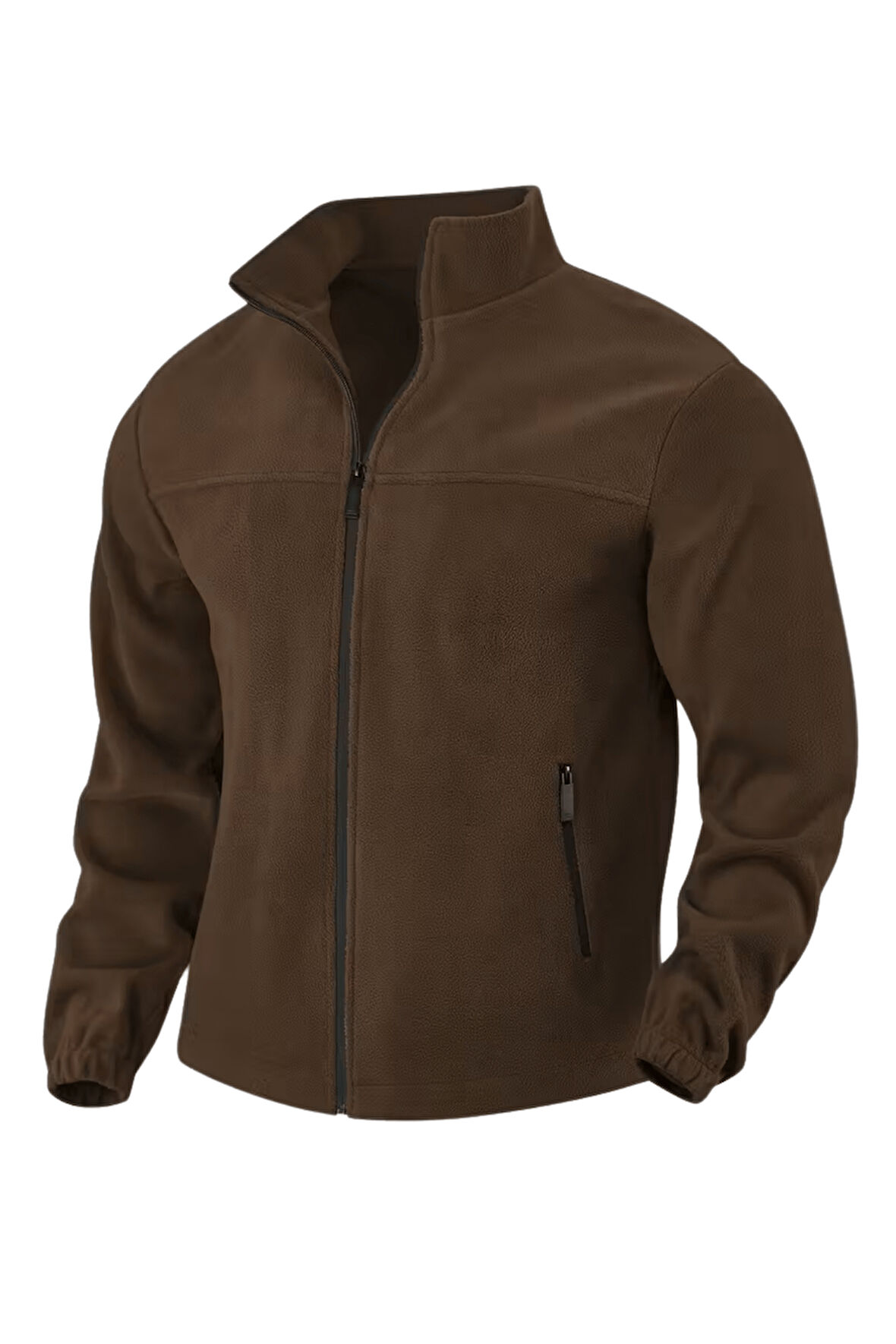 Genıus Store Erkek Polar Bato Yaka Tam Fermuarlı Cepli Polar BATO-POLAR