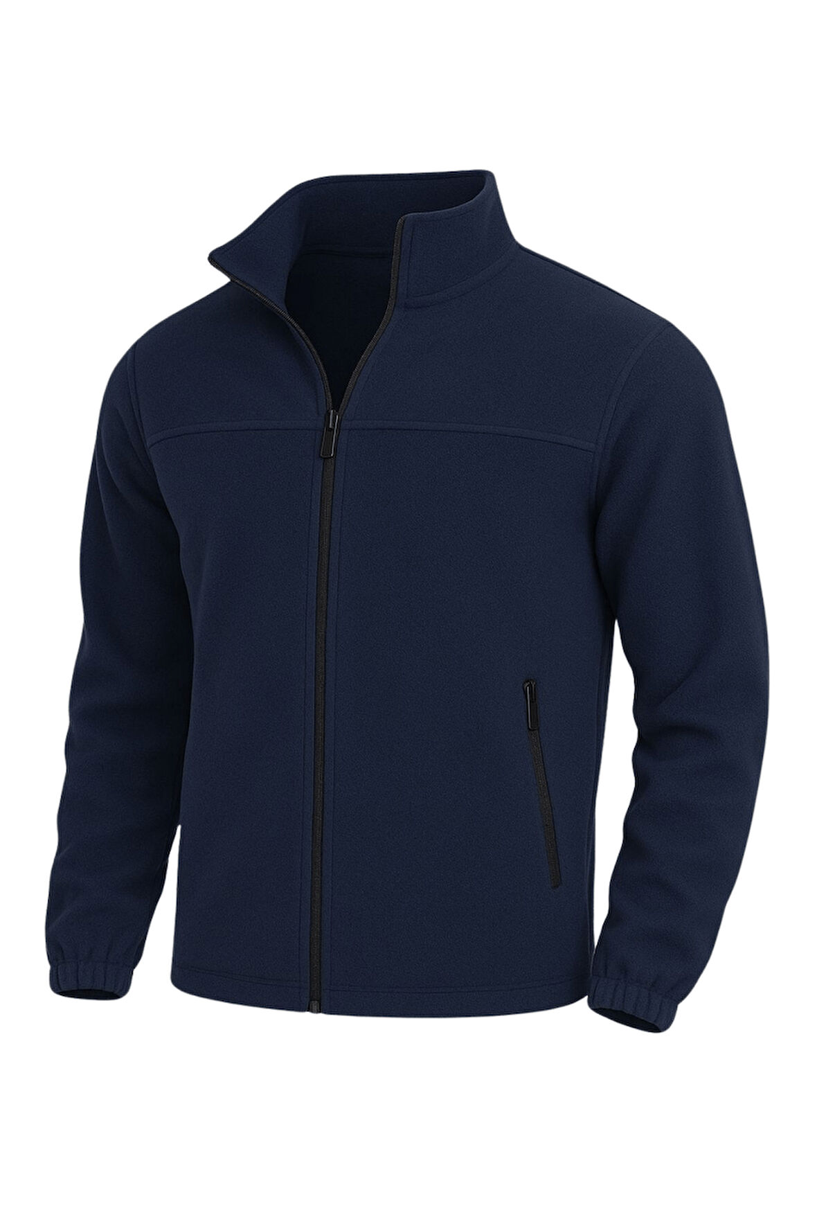 Genıus Store Erkek Polar Bato Yaka Tam Fermuarlı Cepli Polar BATO-POLAR