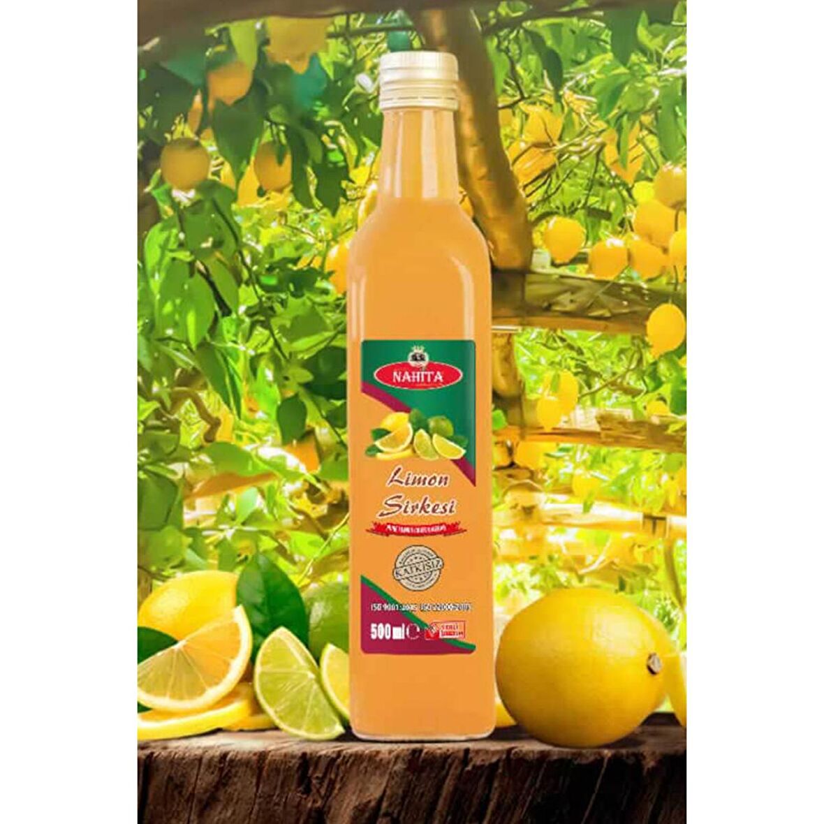 Limon Sirkesi % 100 doğal Katkısız 500 ml