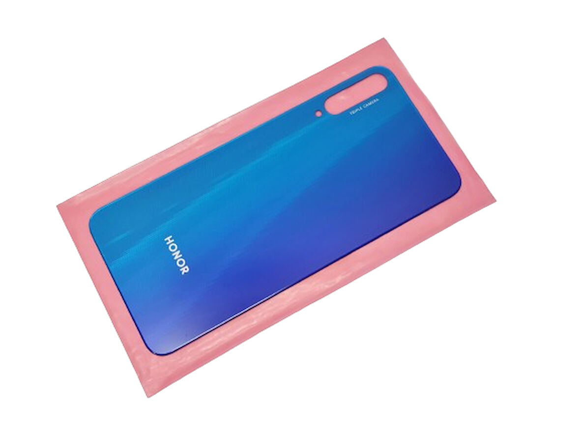 Tkgz Huawei Uyumlu Honor Play 3 Arka Pil Batarya Kapağı Mavi