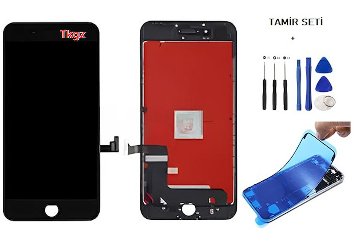 iPhone 7 PLUS Lcd Ekran Dokunmatik Orijinal Kalite + TAMİR SETİ + TOZ BANTI SİYAH