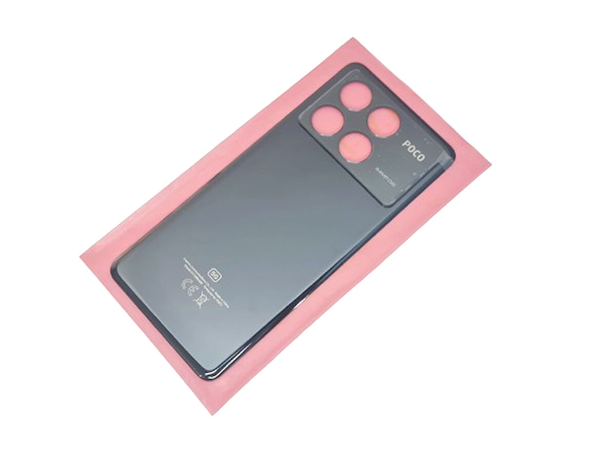 Xiaomi POCO X6 PRO Arka Pil Batarya Kapağı SİYAH