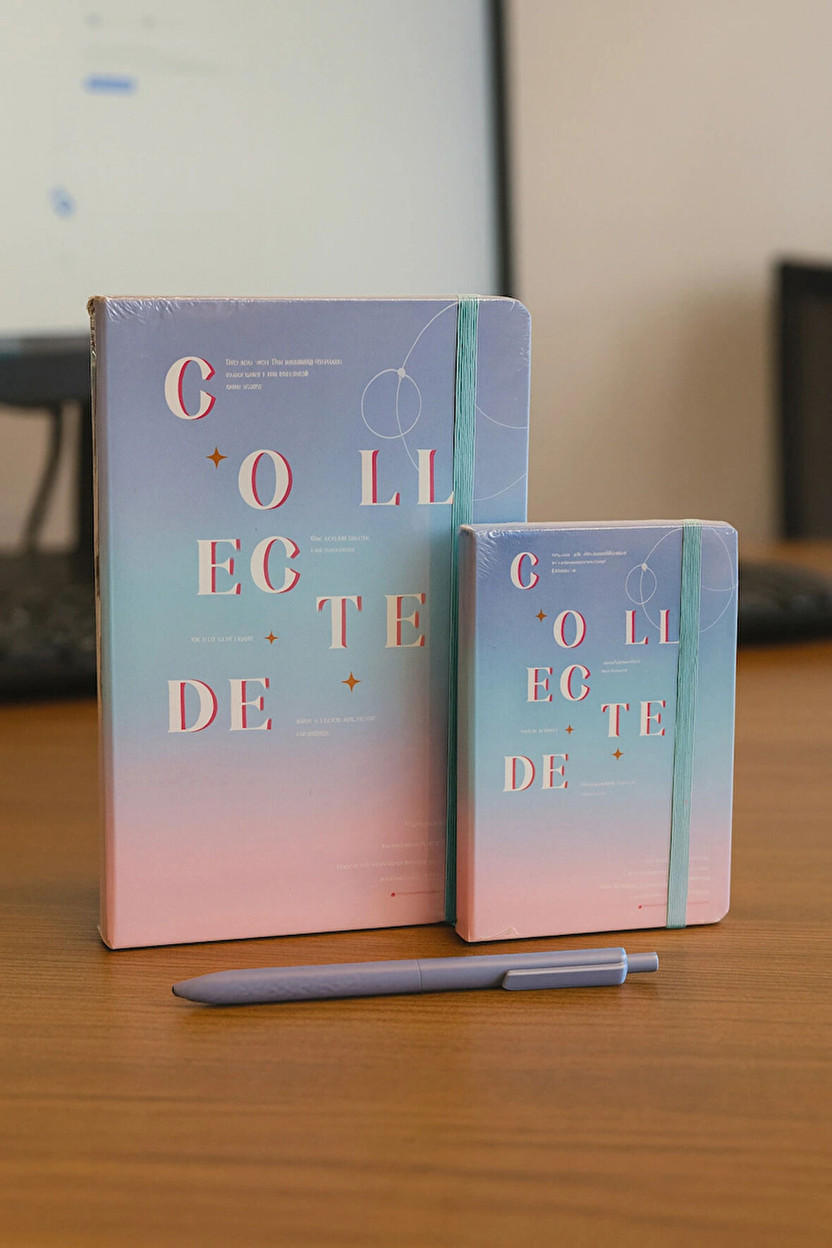 2 Adet Ajanda Çizgili Not Defteri-Uçlu Kalem Hediyeli Collectede