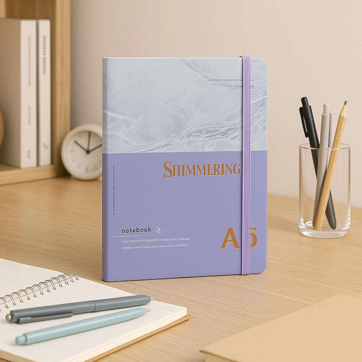 Ajanda Günlük Çizgili Not Defteri Notebook Shimmering