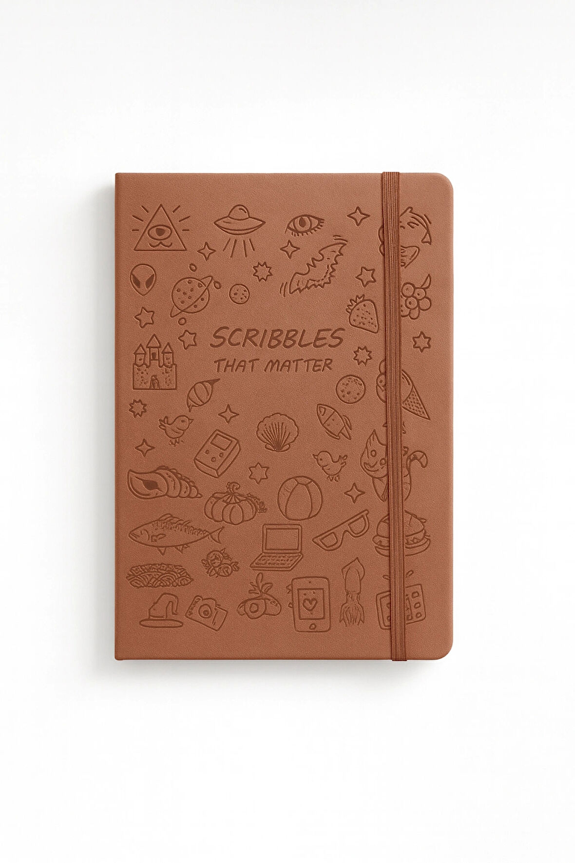 Deri Ajanda Günlük Not Defteri Notebook Kahve