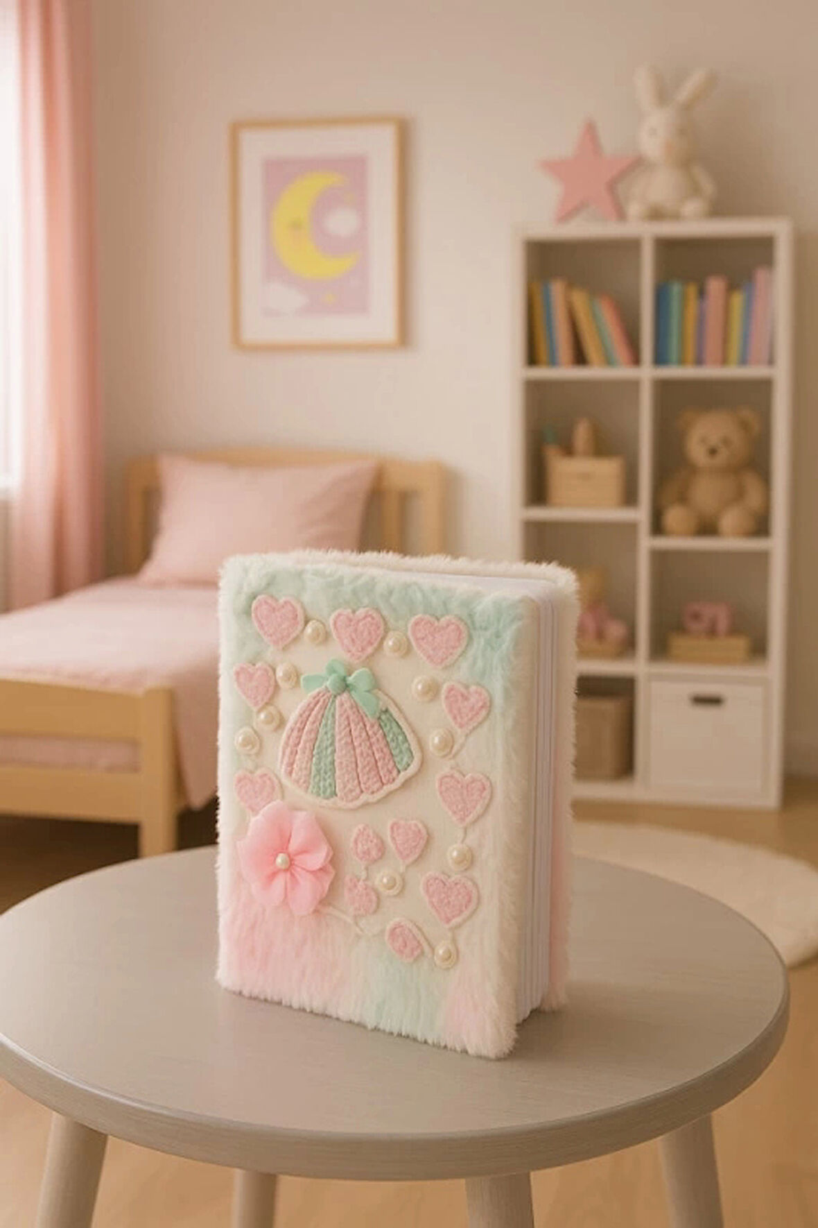 Çocuk Peluşlu Anı Defteri 80 Yaprak İthal Ürün Şemsiye