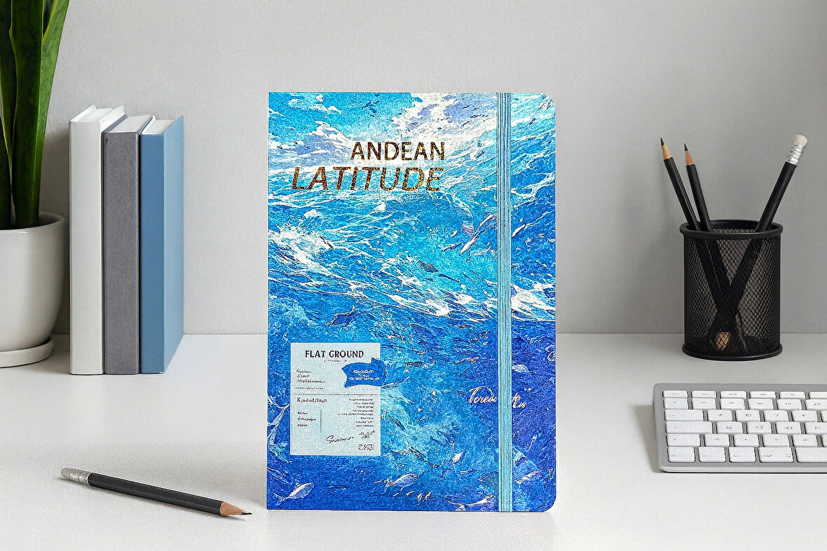 Ajanda Günlük Kareli Not Defteri Notebook Andean Latitude