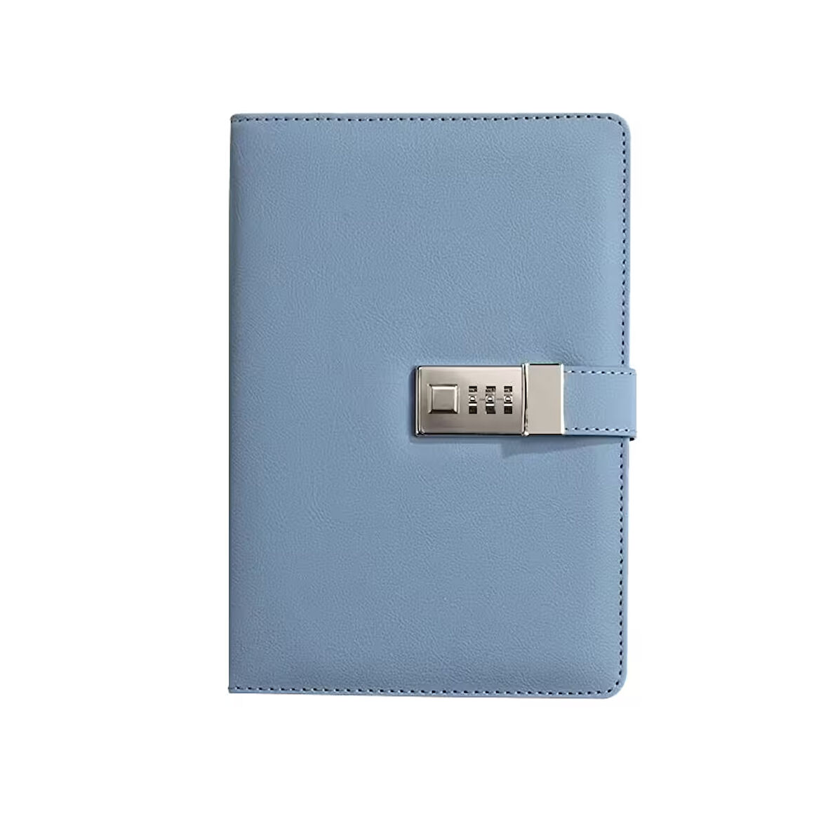 Kilitli Ajanda Günlük Not Defteri Notebook Mavi İthal Ürün