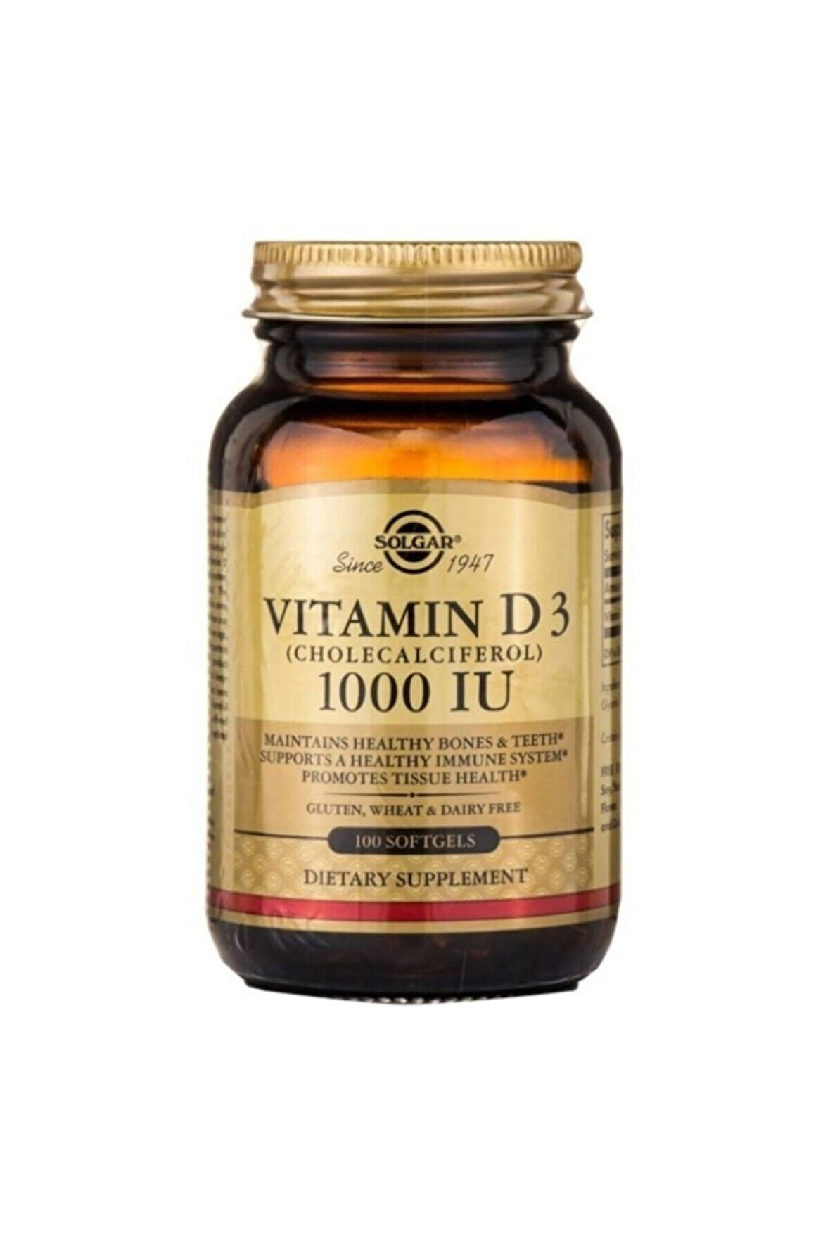 Solgar Vitamin D3 1000ıu 100 Kapsül