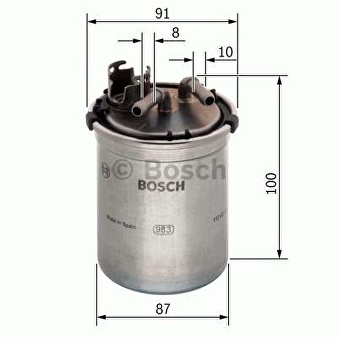 YAKIT FILTRESI W204 07-14 C219 05-10 W164 05-11 W463 06- VIANO W639 03- VITO W639 03- SPRINTER 06-09 BOSCH F026402056
