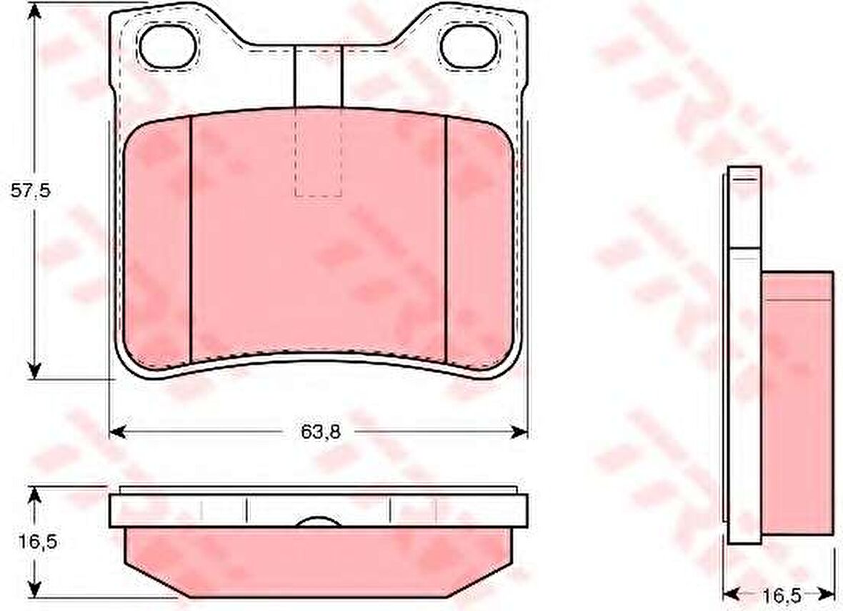 FREN BALATASI ARKA V-CLASS 638/2 97-03 VITO 638 97-03 . P406 P605 P607 95-08 TRW GDB1276