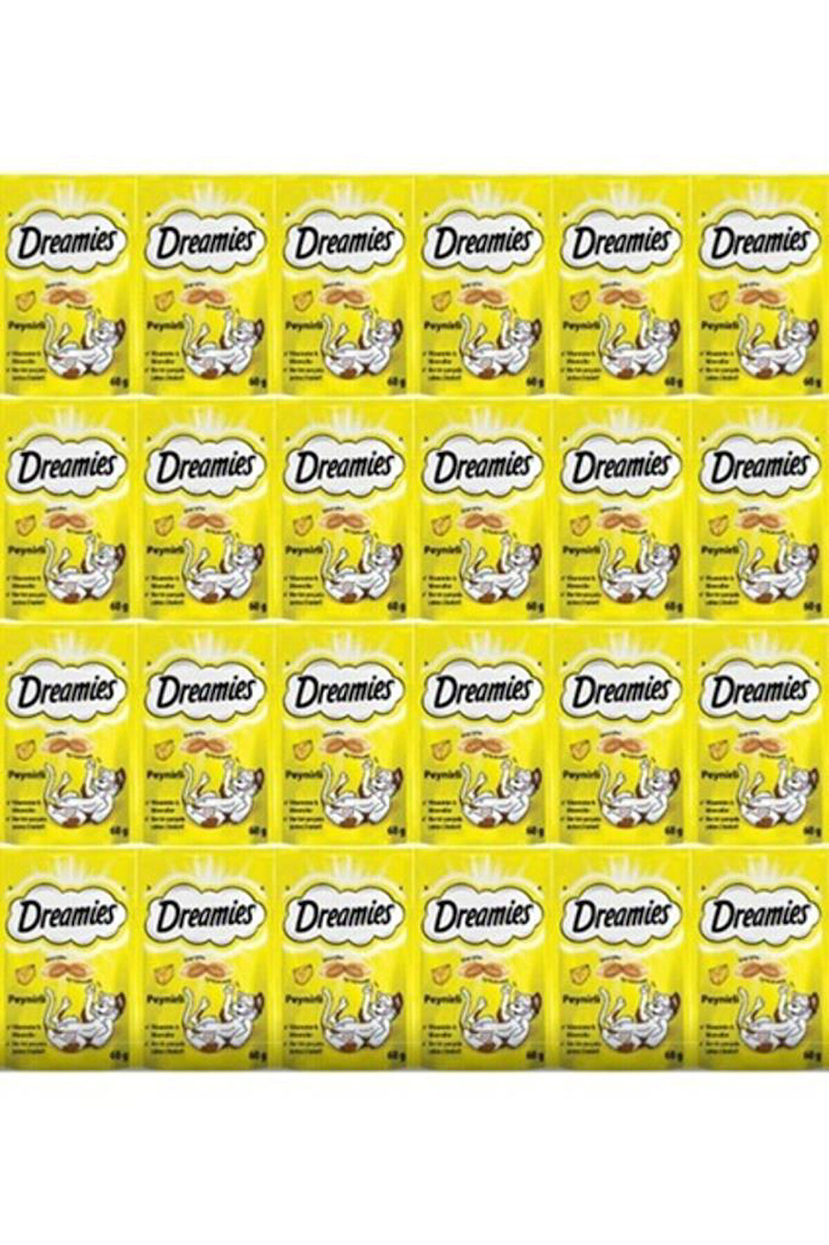 Dreamies Peynirli Kedi Ödül Maması 60gr (24 ADET)