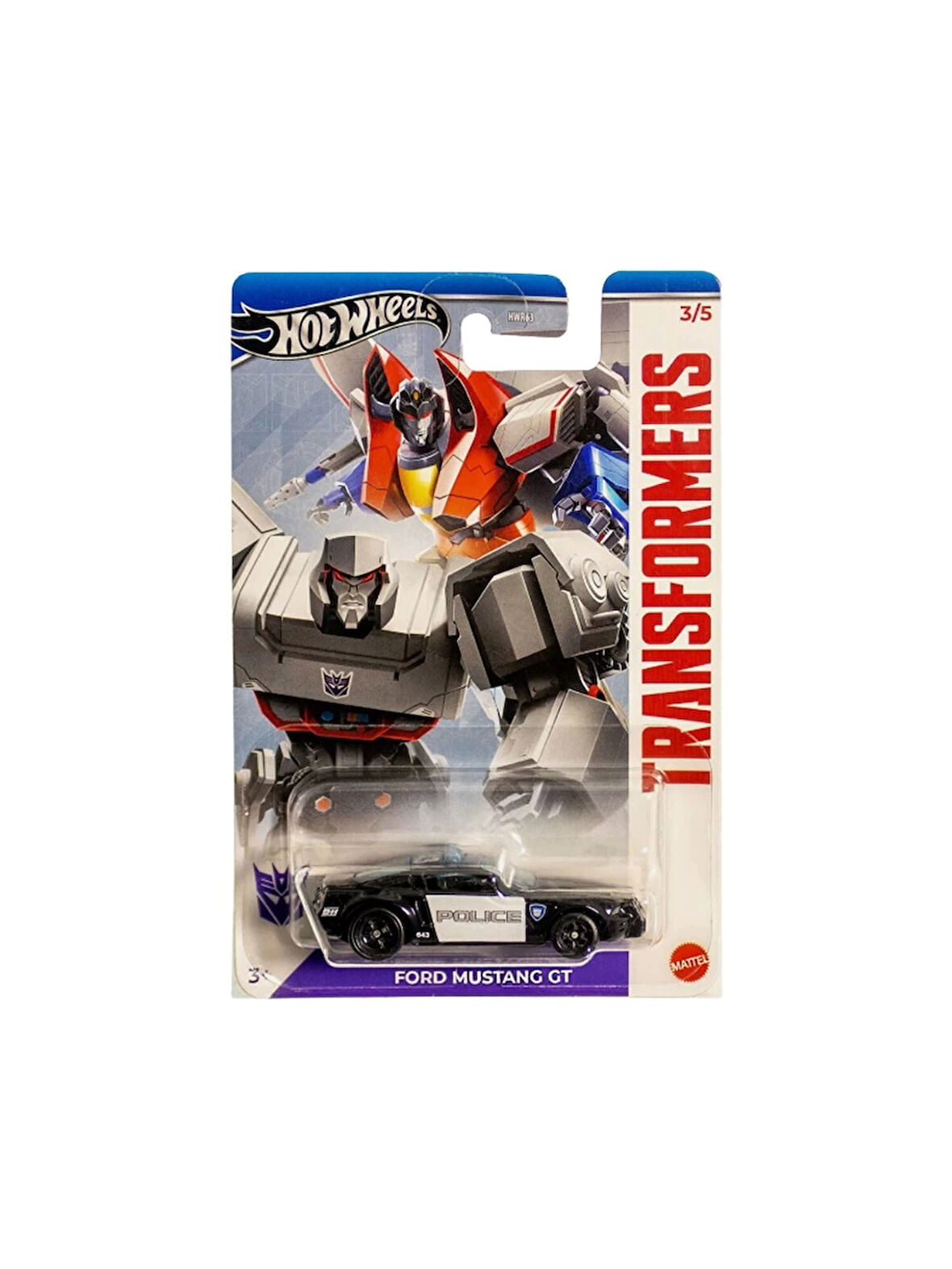 Hot Wheels Transformers Ford Mustang GT - HRV60