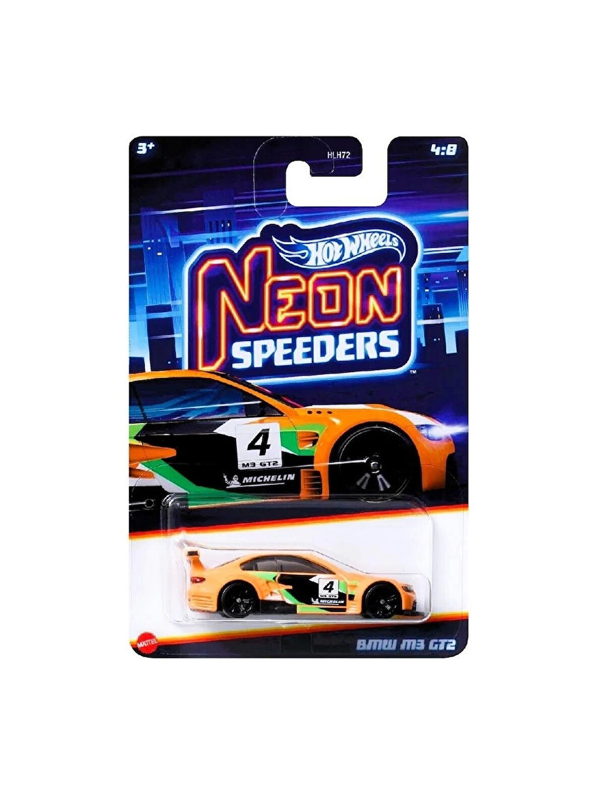 Hot Wheels Neon Yarışçılar HLH72 - Bmw M3 Gt2 HRW78