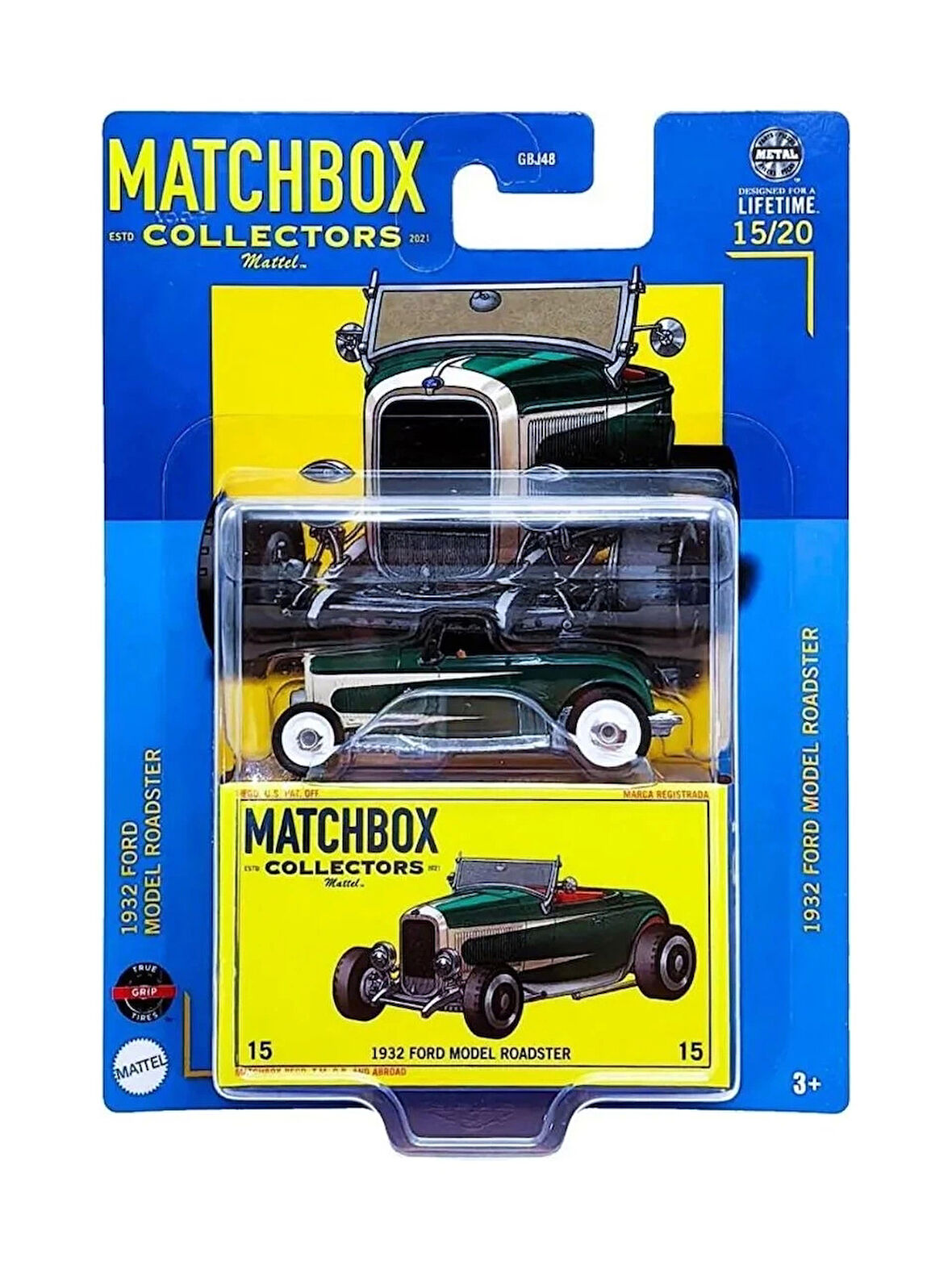 Matchbox Koleksiyon Araçlar Koleksiyon Araçlar GBJ48 - HLJ71 1932 Ford Model Roadster